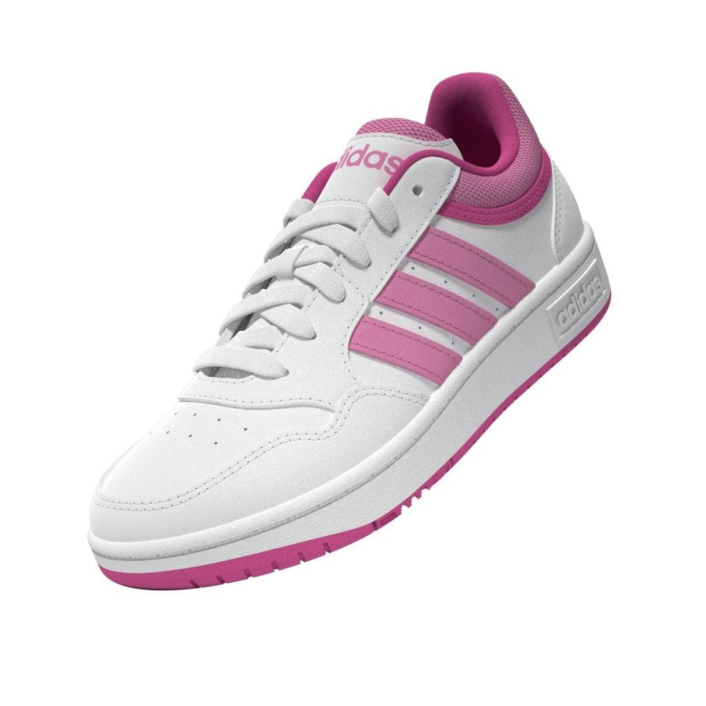 Unisex Kids Hoops Shoes, White, , large image number 13