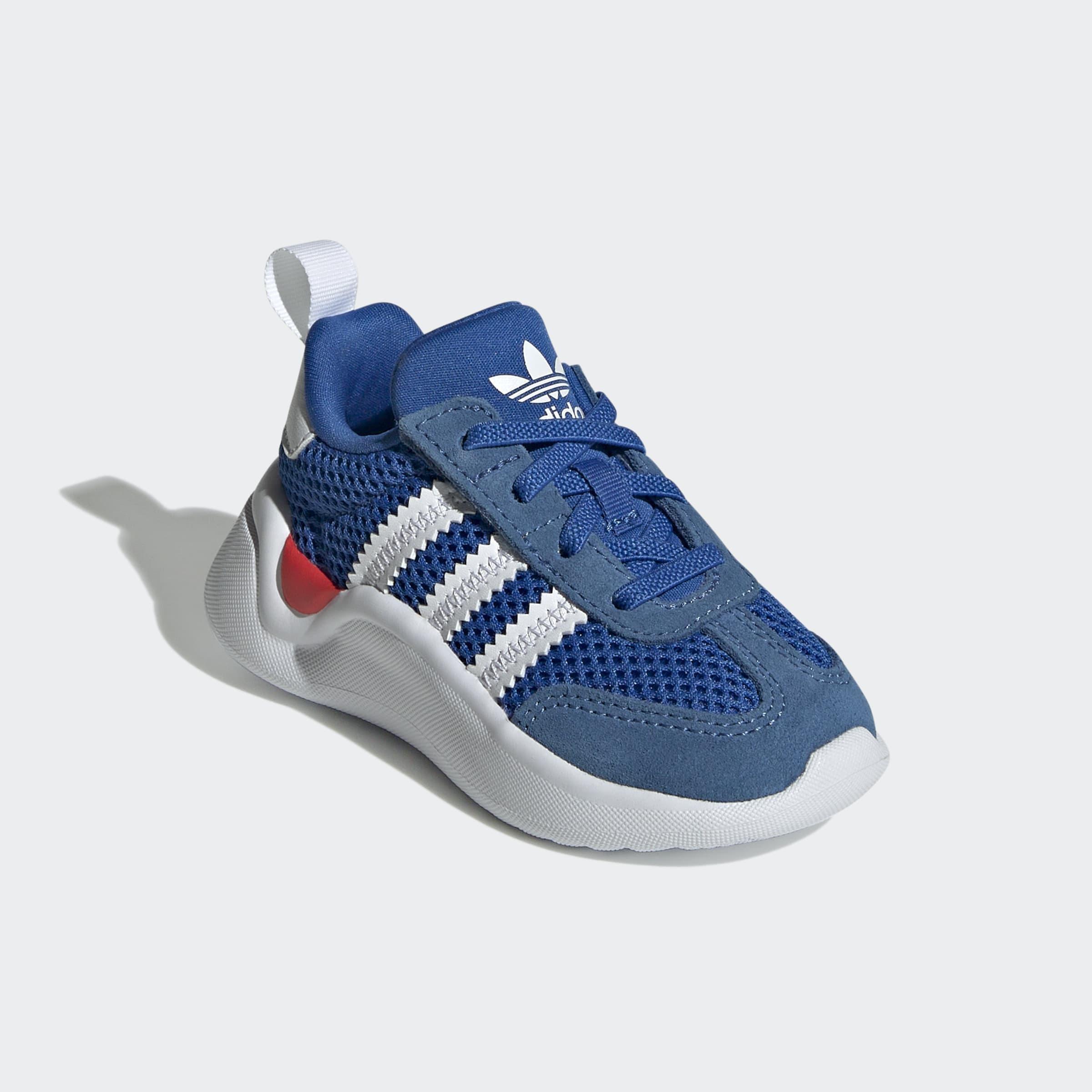 Kids Unisex Adifom 70s Comfort Closure Elastic Laces Shoes, Blue, A901_ONE, large image number 2