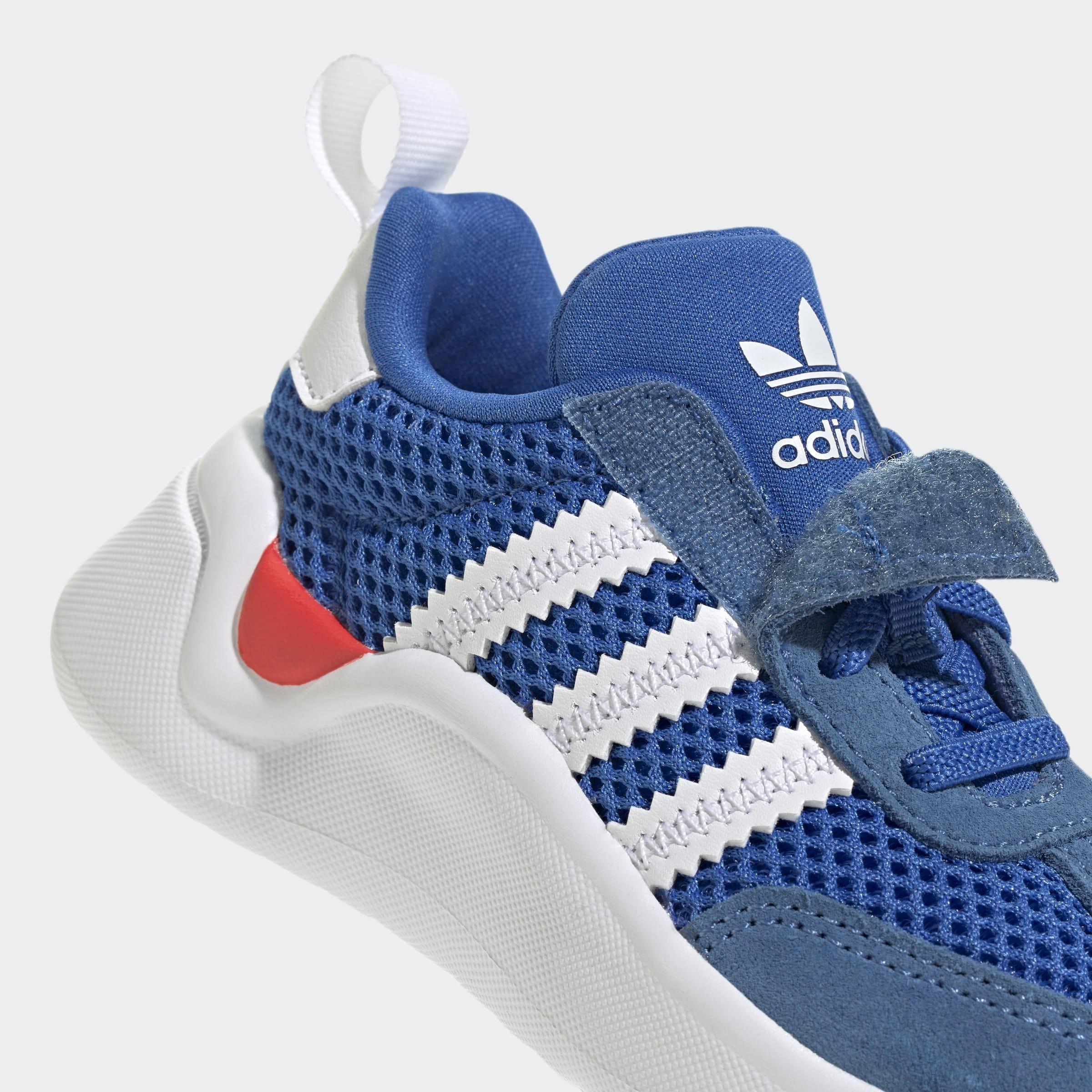 Kids Unisex Adifom 70s Comfort Closure Elastic Laces Shoes, Blue, A901_ONE, large image number 6