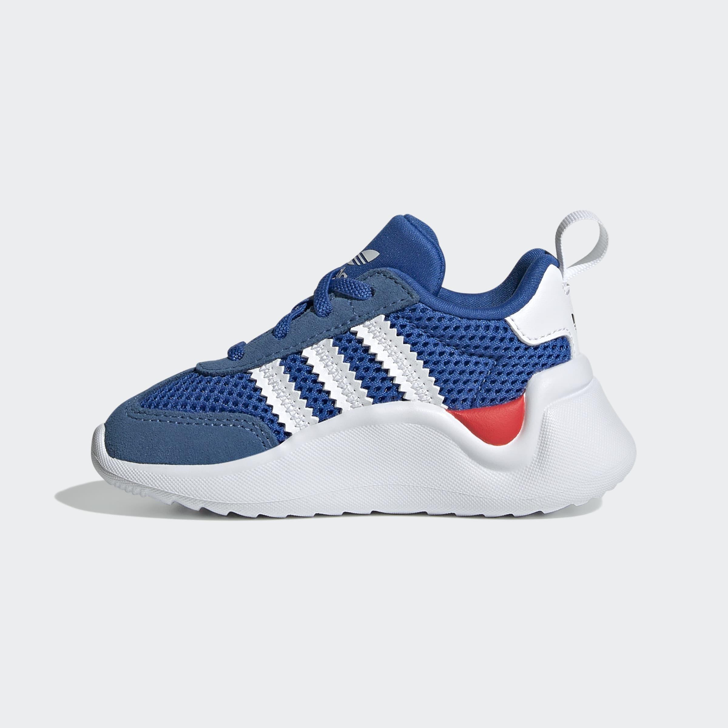 Kids Unisex Adifom 70s Comfort Closure Elastic Laces Shoes, Blue, A901_ONE, large image number 7