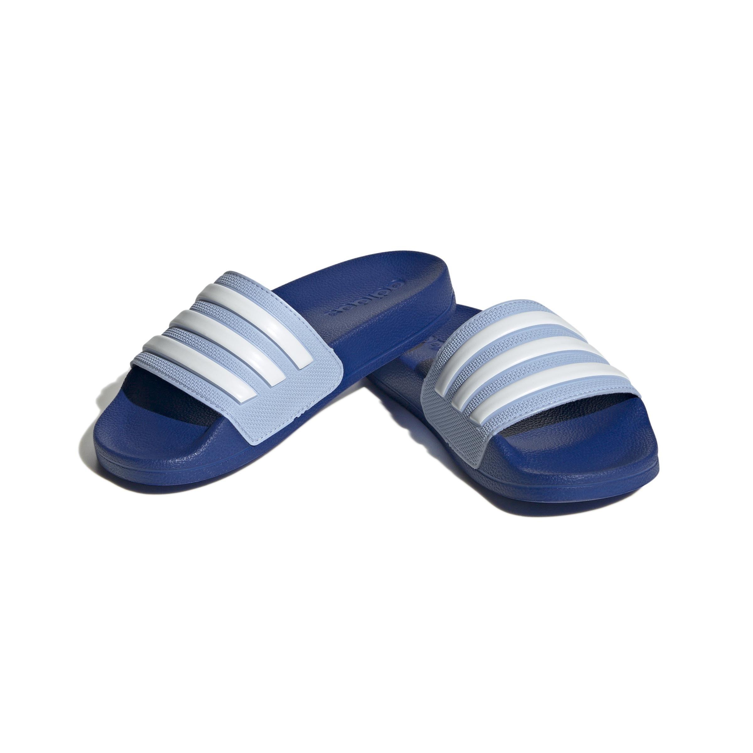 Unisex Kids Adilette Shower Slides, Blue, , large image number 1