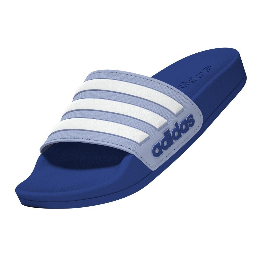 Unisex Kids Adilette Shower Slides, Blue, , large image number 5