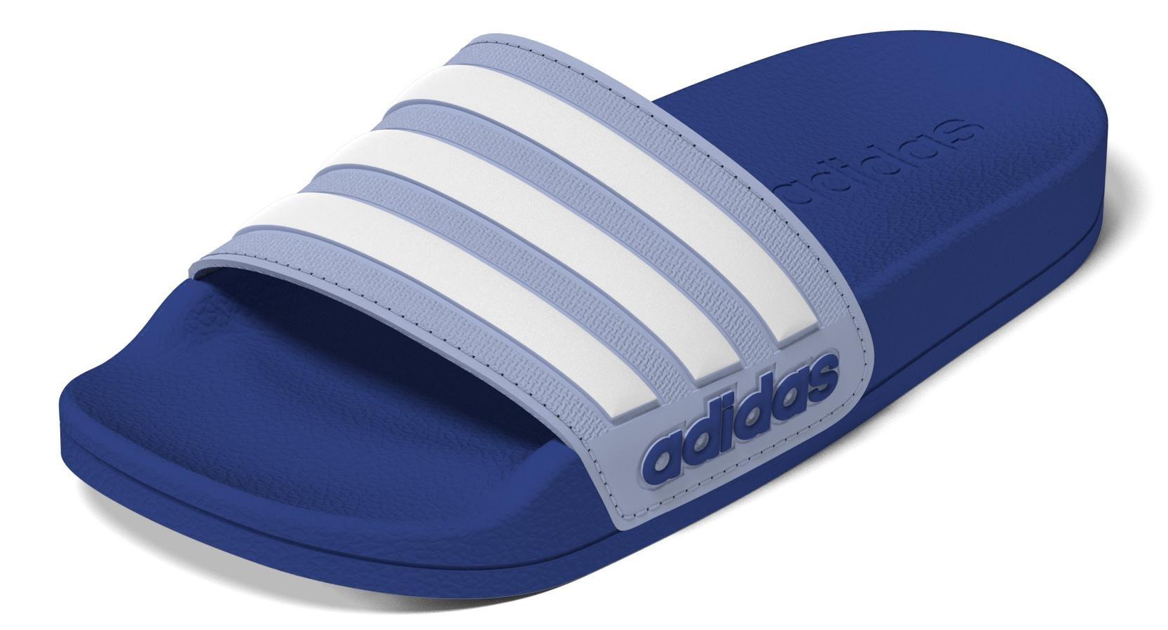Unisex Kids Adilette Shower Slides, Blue, , large image number 12
