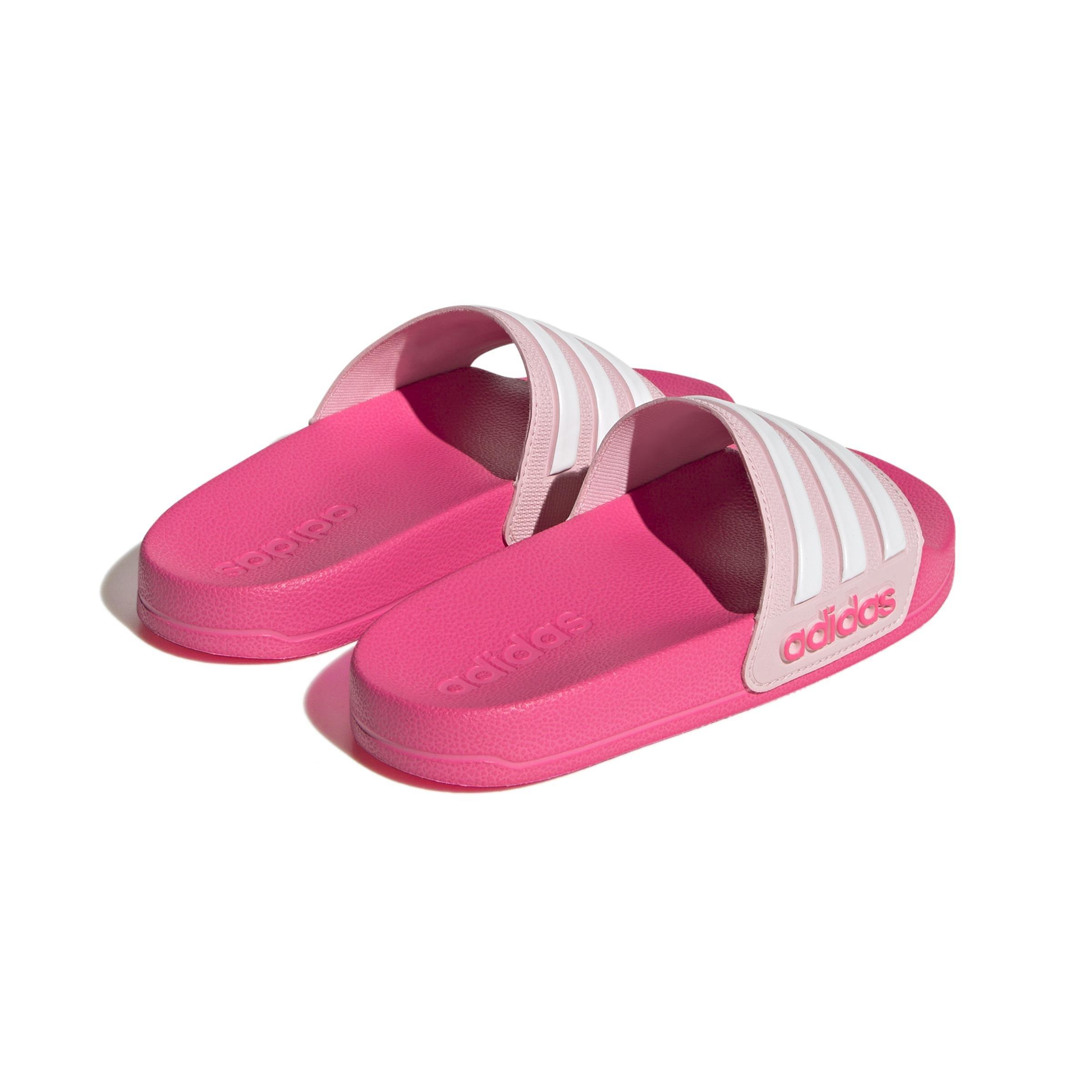 Unisex Kids Adilette Shower Slides, Pink, , large image number 3