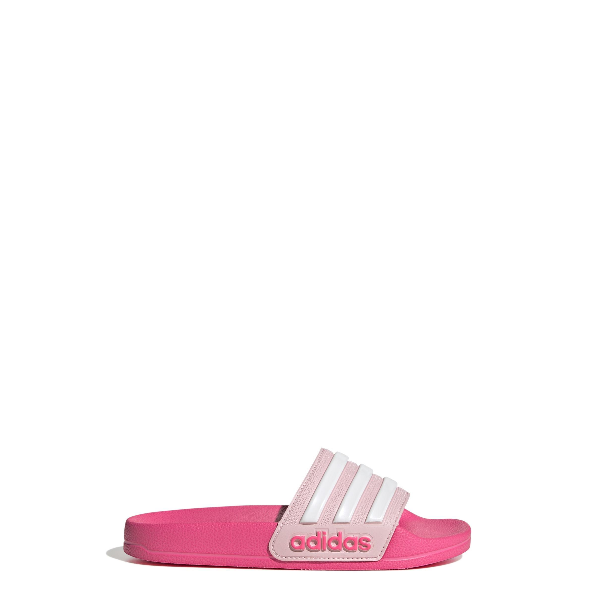 Unisex Kids Adilette Shower Slides, Pink, A901_ONE, large image number 8