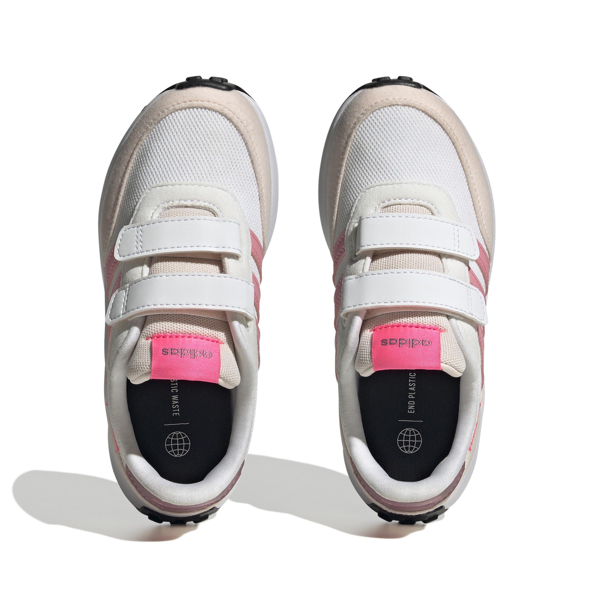 Unisex Kids Run 70s Shoes, White, A901_ONE, medium