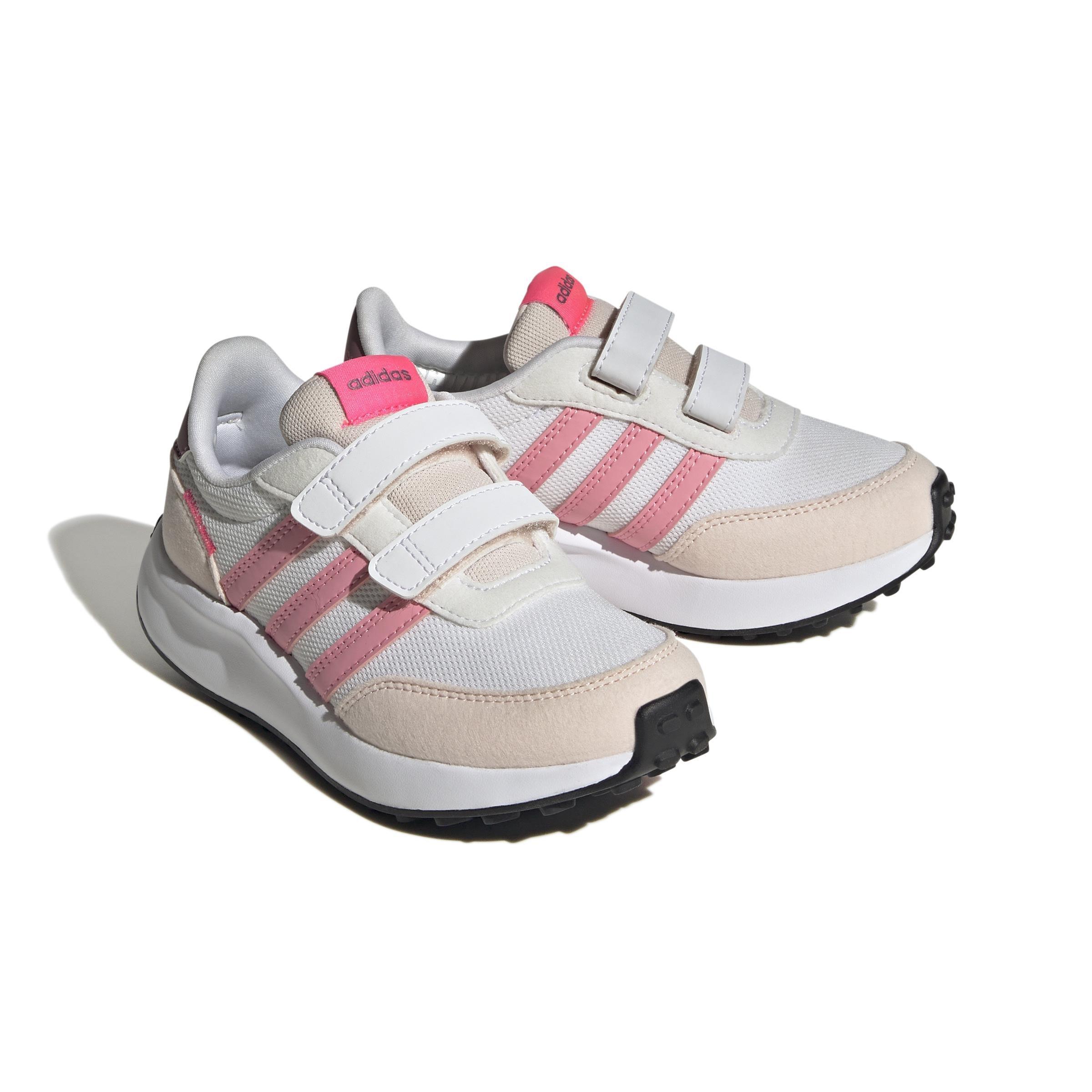 Unisex Kids Run 70s Shoes, White, A901_ONE, medium