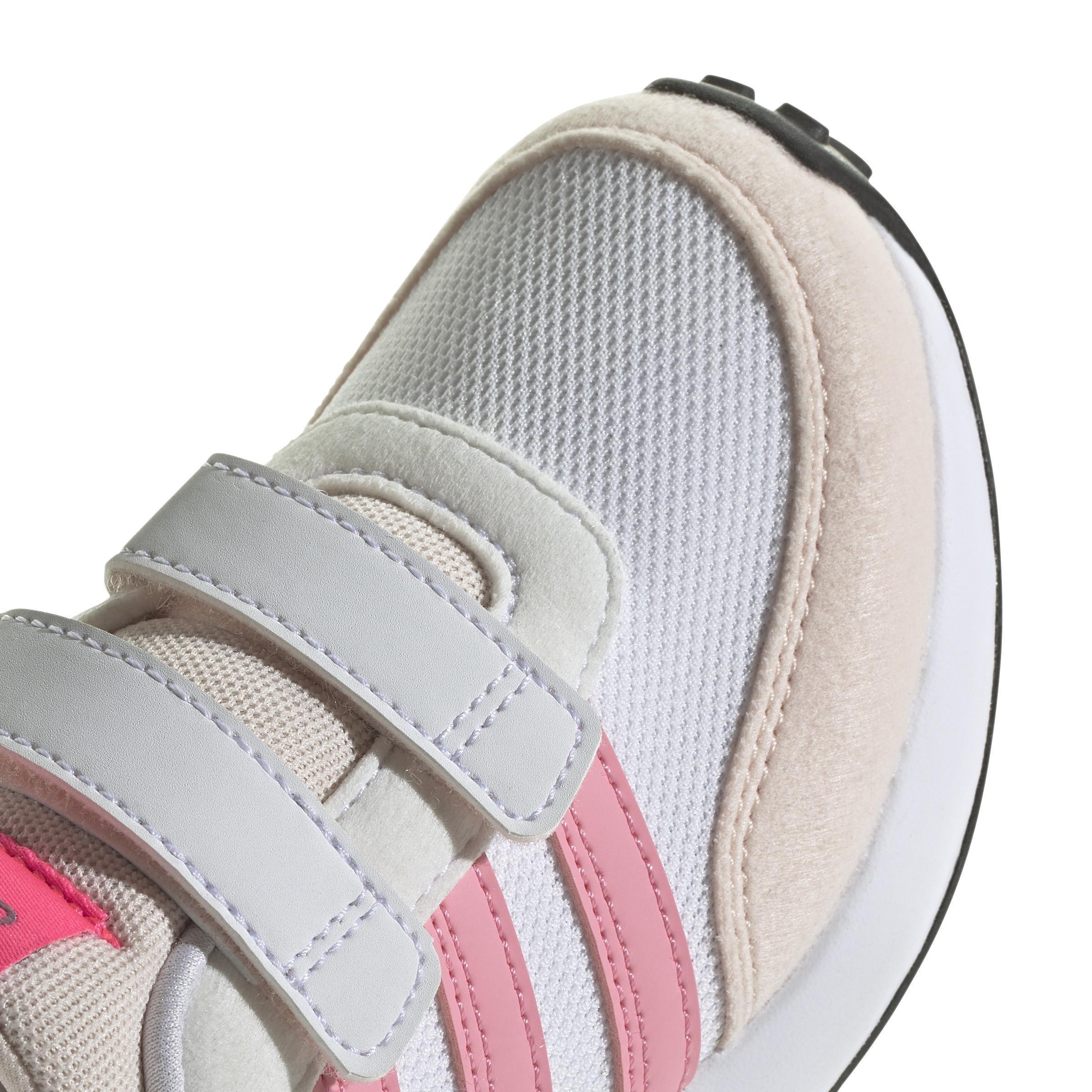 Unisex Kids Run 70s Shoes, White, A901_ONE, large image number 4