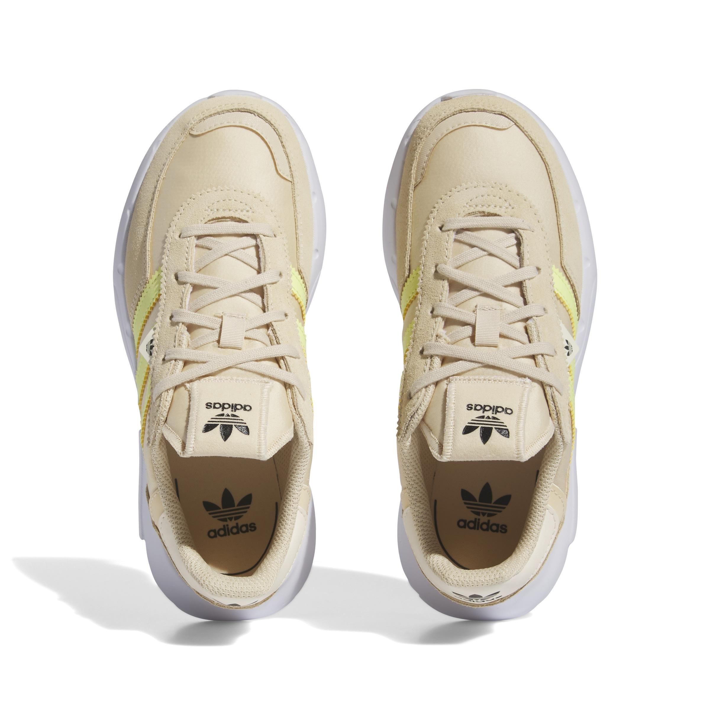 Unisex Kids Retropy F2 Shoes, Beige, A901_ONE, large image number 13