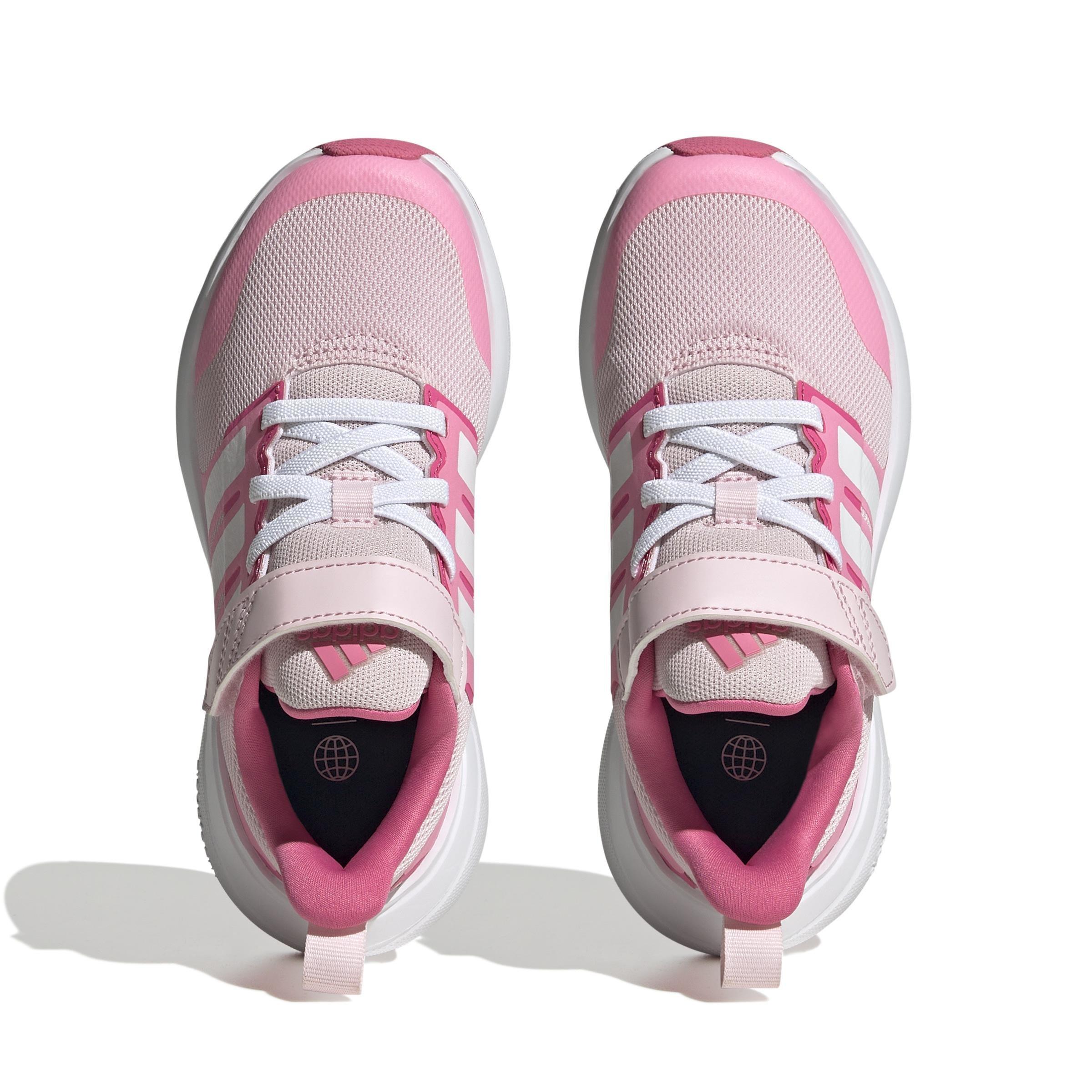 Unisex Kids FortaRun 2.0 Cloudfoam Elastic Lace Top Strap Shoes, Pink, , large image number 1