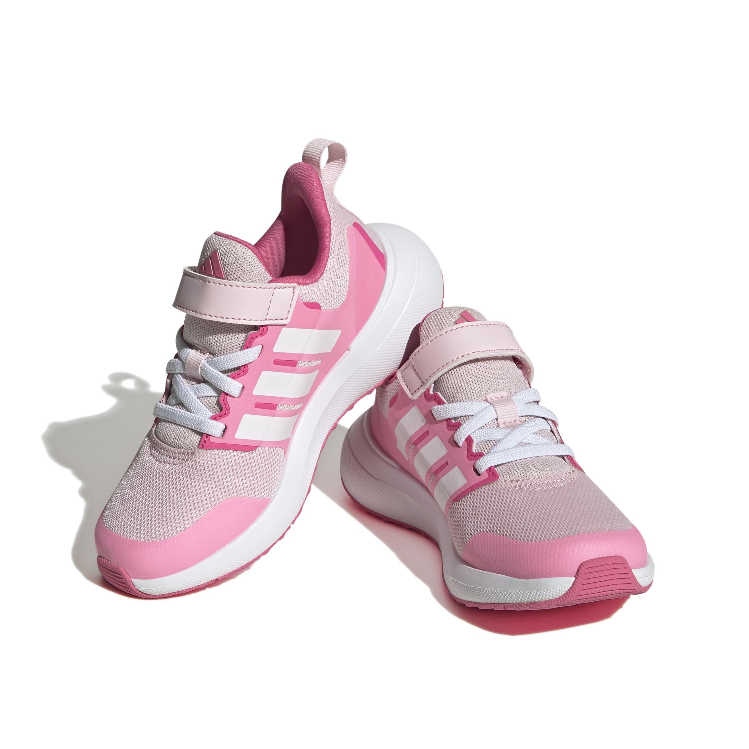 Unisex Kids FortaRun 2.0 Cloudfoam Elastic Lace Top Strap Shoes, Pink, , large image number 2