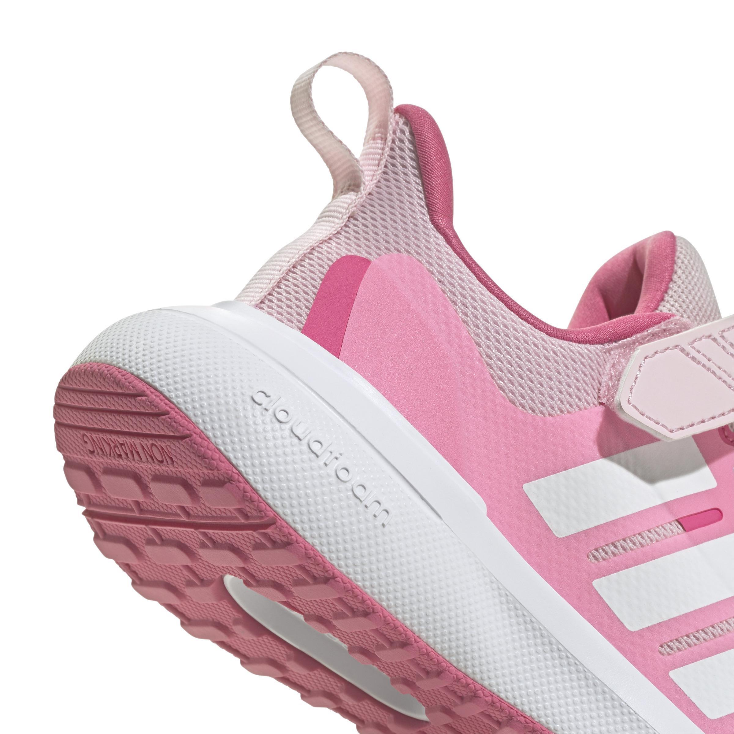 Unisex Kids FortaRun 2.0 Cloudfoam Elastic Lace Top Strap Shoes, Pink, , large image number 4