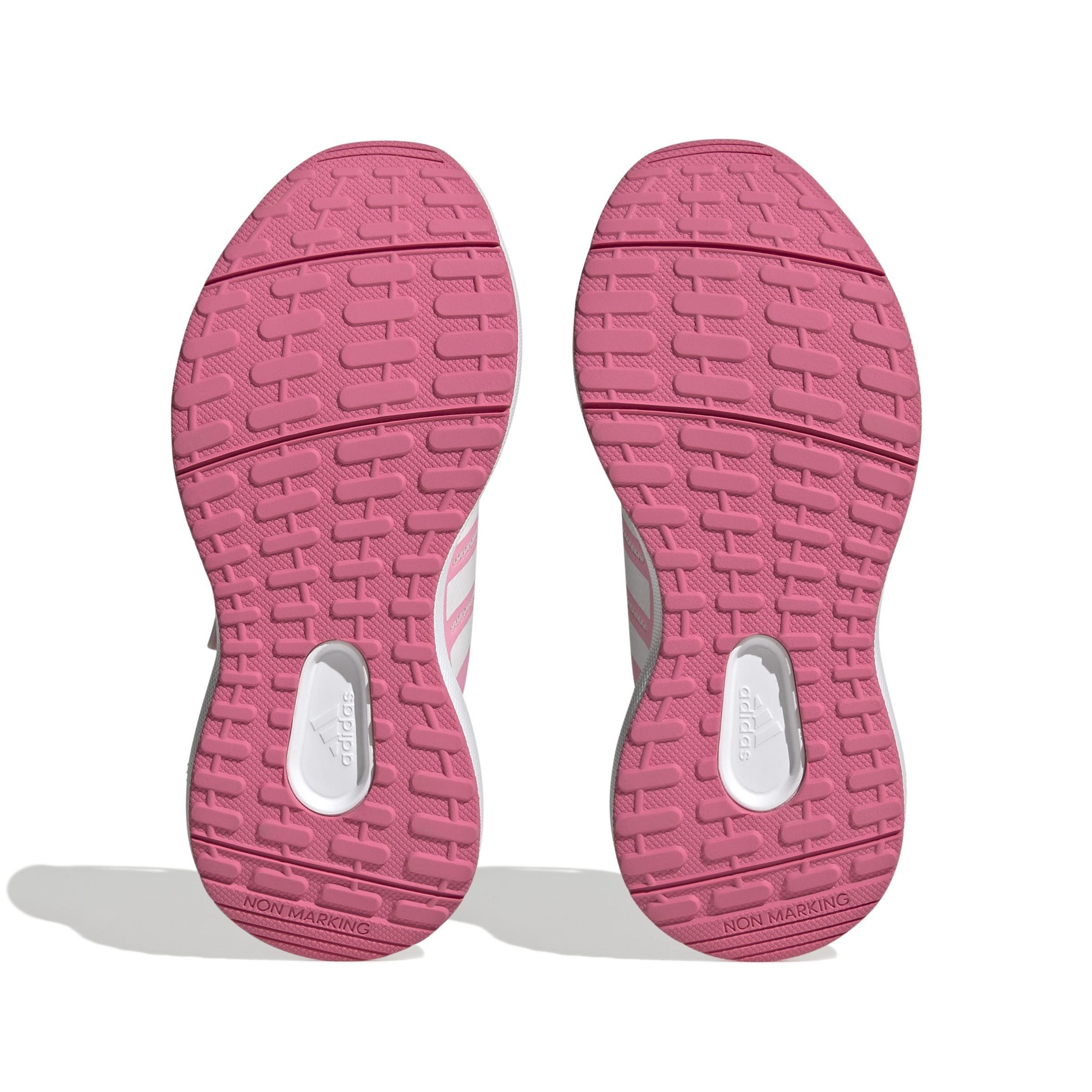 Unisex Kids FortaRun 2.0 Cloudfoam Elastic Lace Top Strap Shoes, Pink, , large image number 6