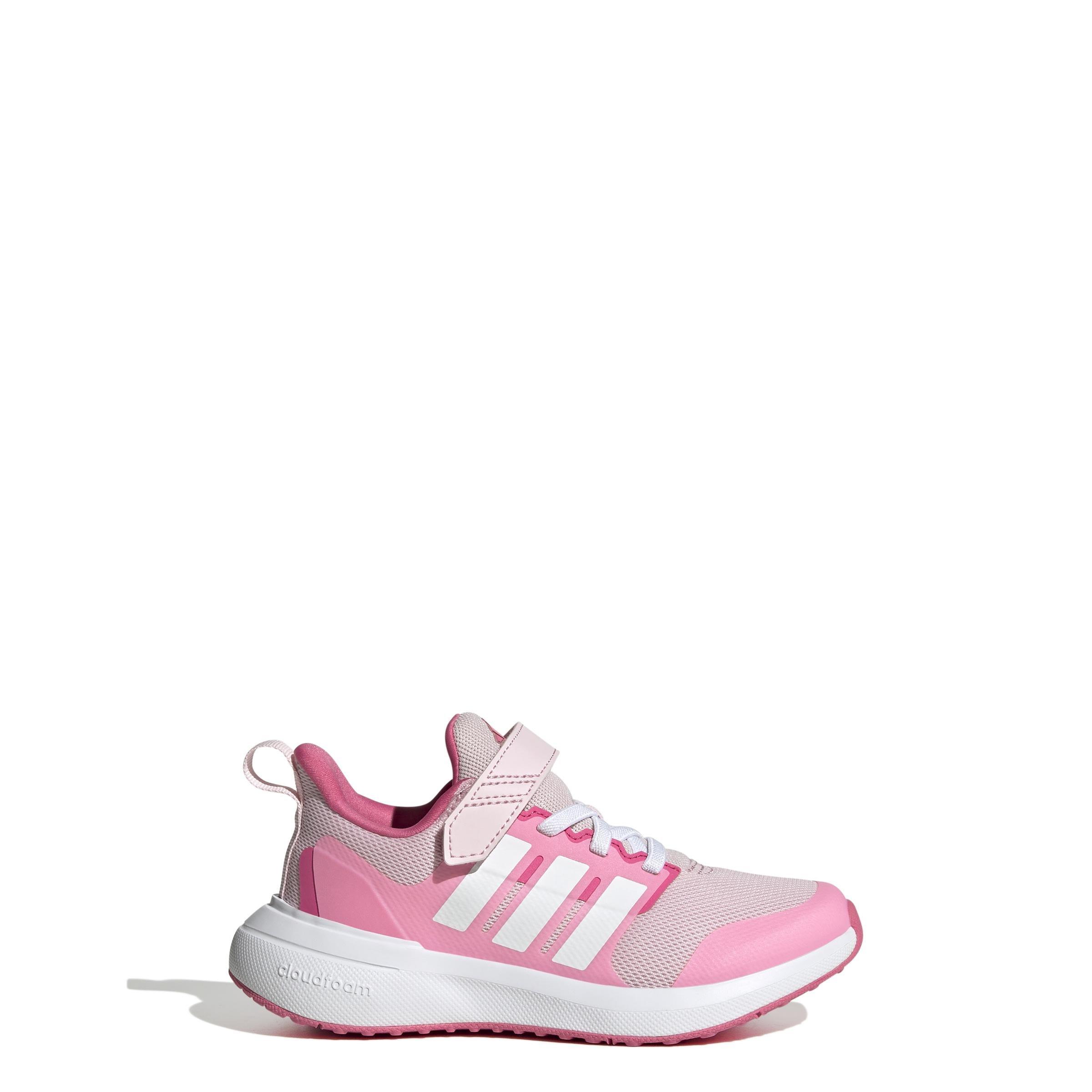Unisex Kids FortaRun 2.0 Cloudfoam Elastic Lace Top Strap Shoes, Pink, , large image number 11