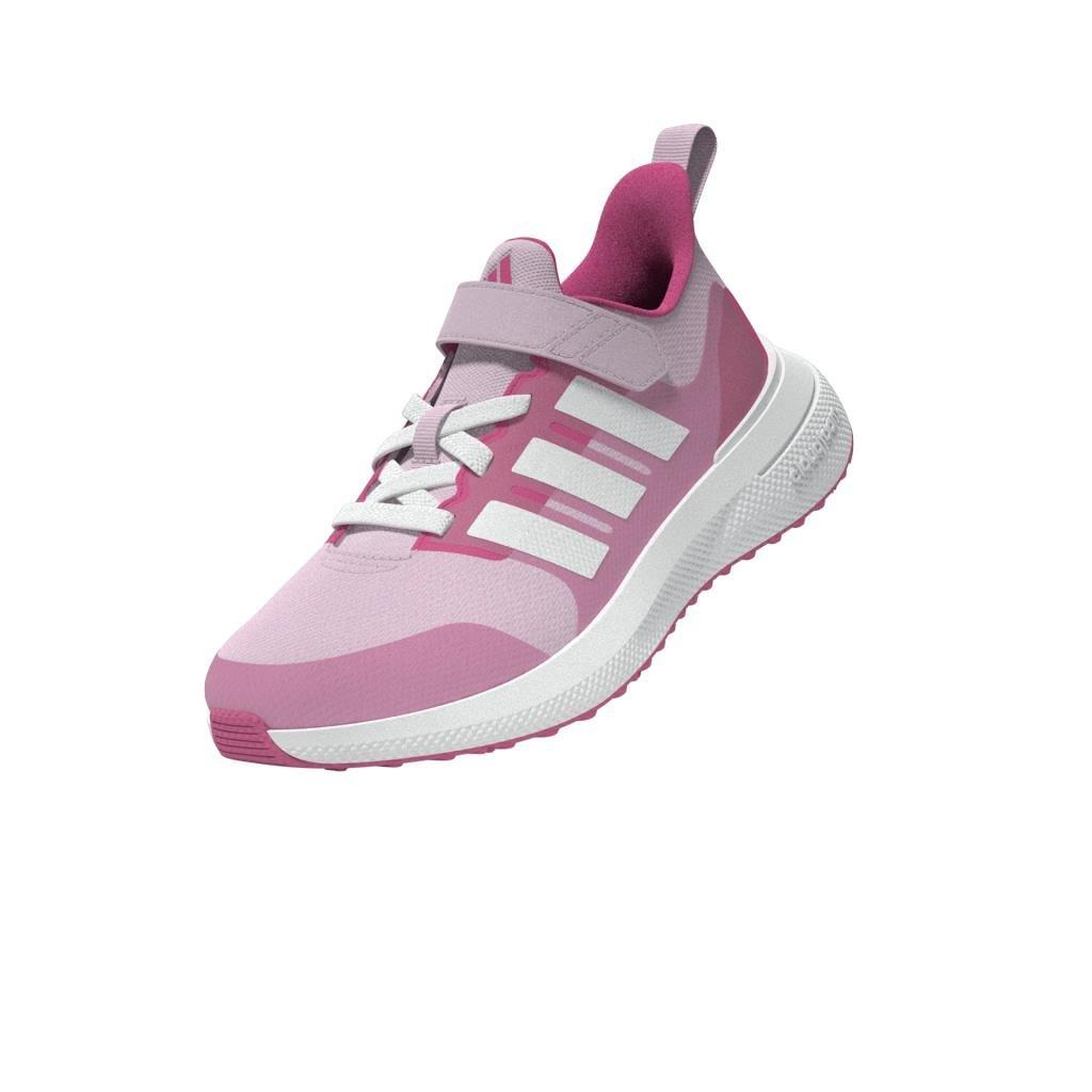 Unisex Kids FortaRun 2.0 Cloudfoam Elastic Lace Top Strap Shoes, Pink, A901_ONE, large image number 12