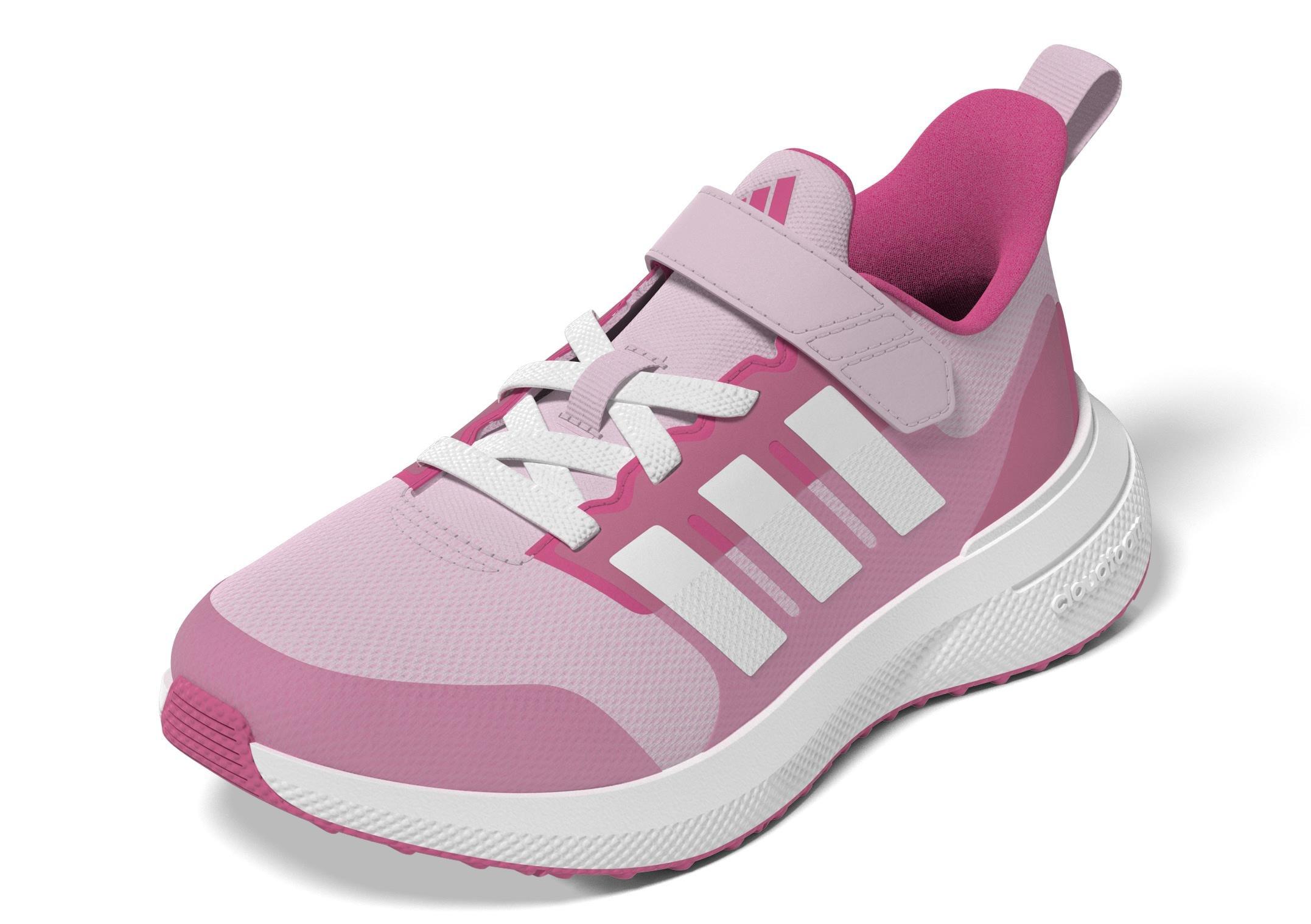 Unisex Kids FortaRun 2.0 Cloudfoam Elastic Lace Top Strap Shoes, Pink, , large image number 13
