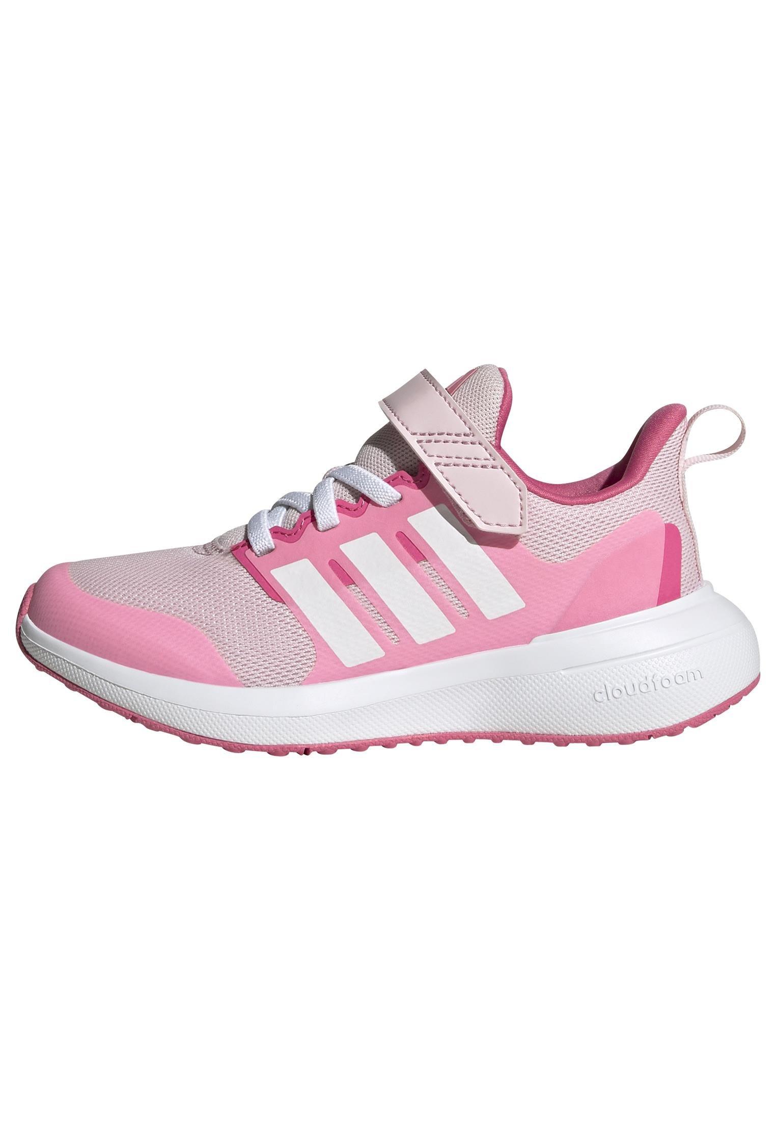 Unisex Kids FortaRun 2.0 Cloudfoam Elastic Lace Top Strap Shoes, Pink, , large image number 14