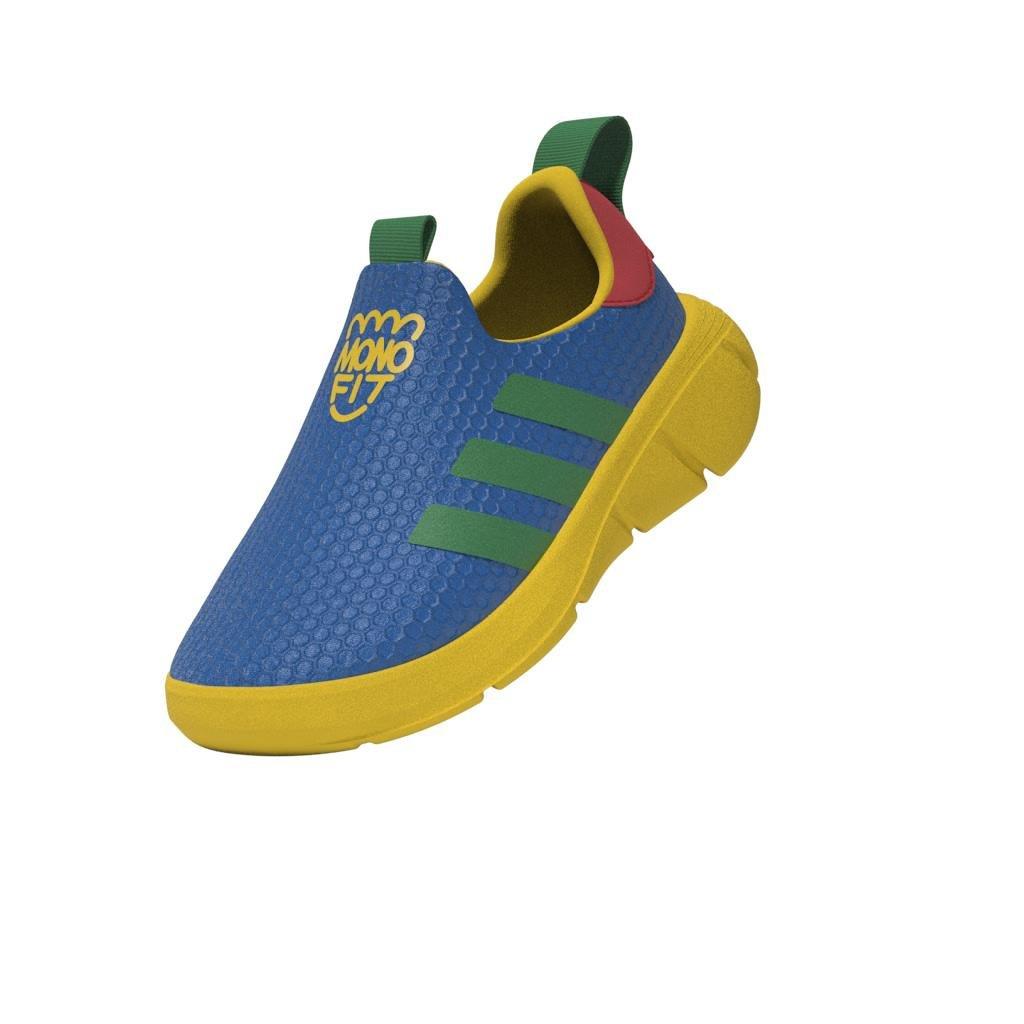 Unisex Kids Monofit Trainer Slip-On Shoes, Blue, A901_ONE, large image number 6