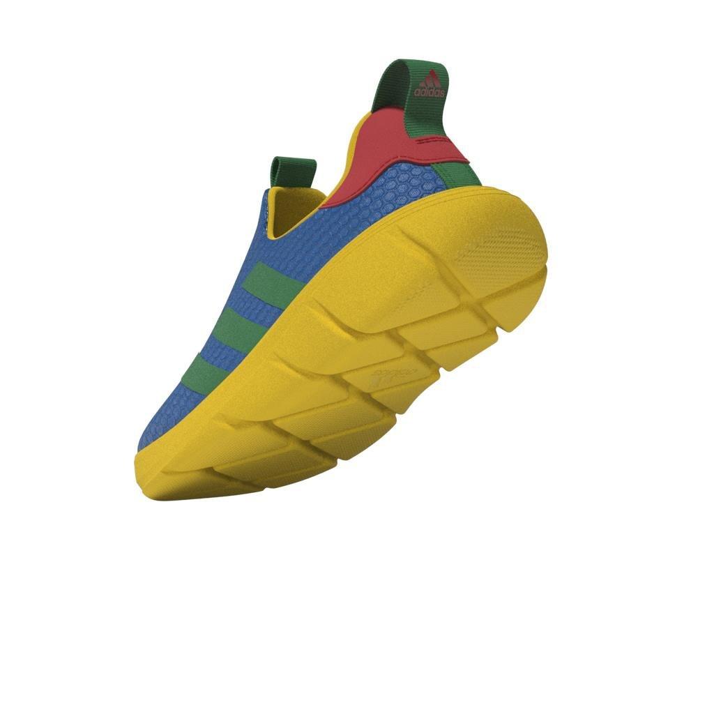 Unisex Kids Monofit Trainer Slip-On Shoes, Blue, A901_ONE, large image number 8