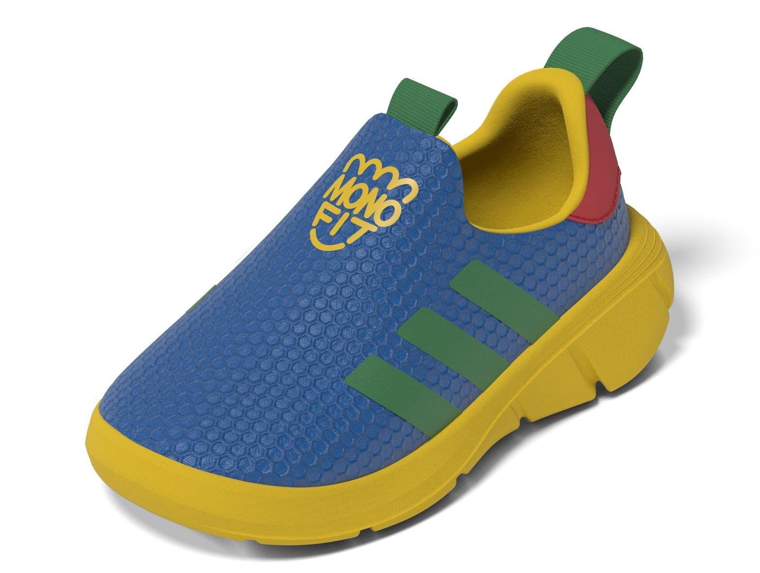 Unisex Kids Monofit Trainer Slip-On Shoes, Blue, A901_ONE, large image number 13