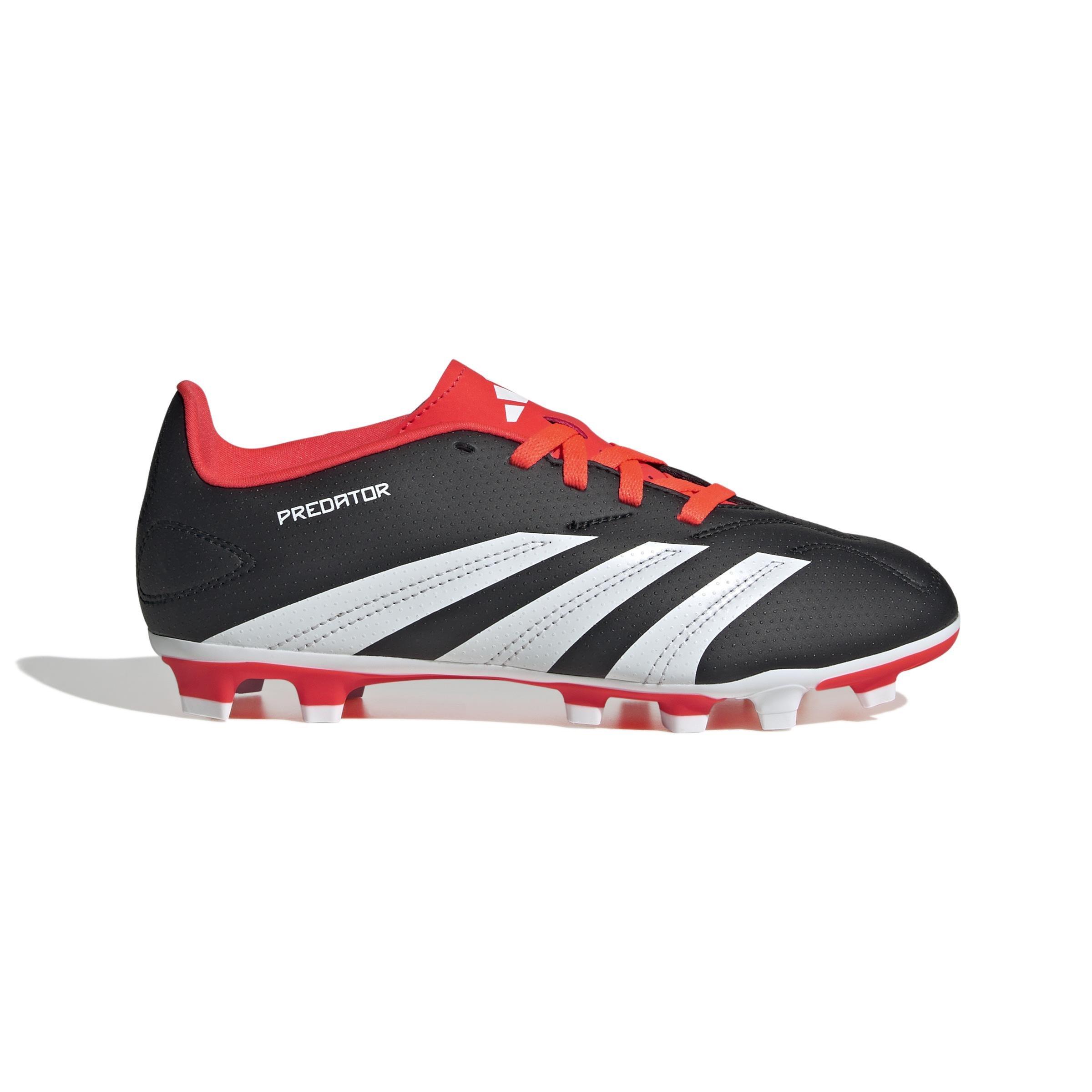 Unisex Kids Predator Club Flexible Ground Football Boots, Black, , large image number 0