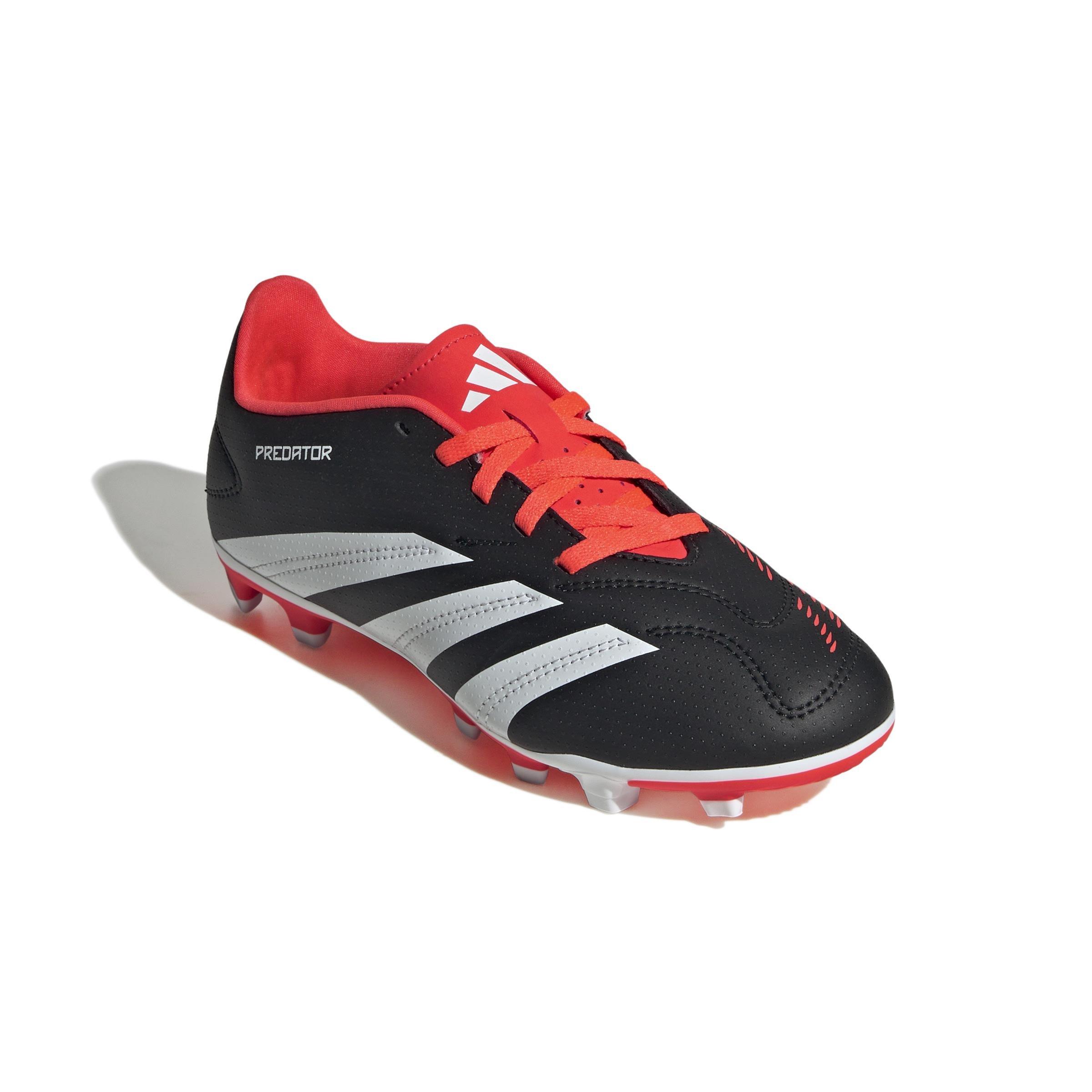 Unisex Kids Predator Club Flexible Ground Football Boots, Black, , large image number 2