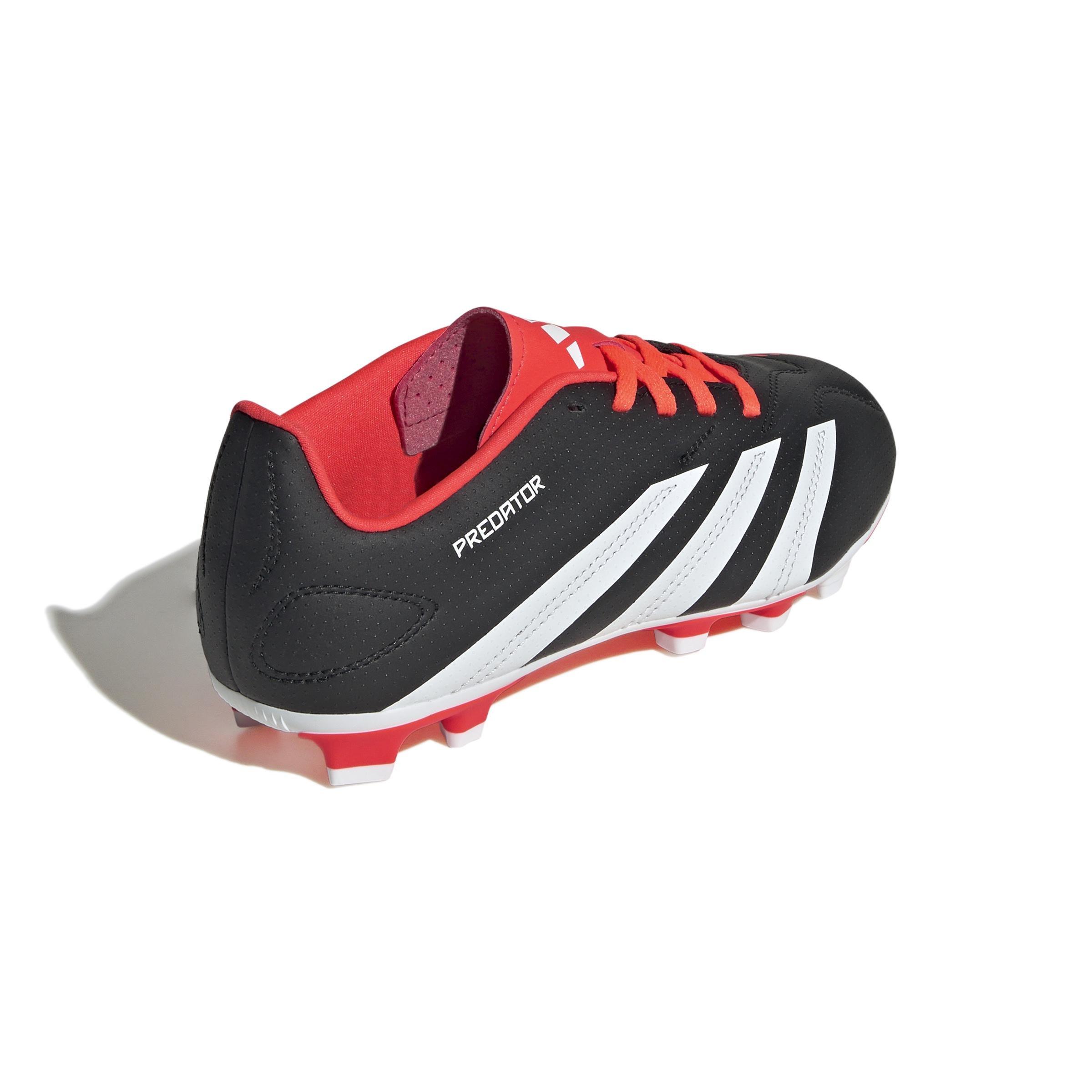 Unisex Kids Predator Club Flexible Ground Football Boots, Black, , large image number 3