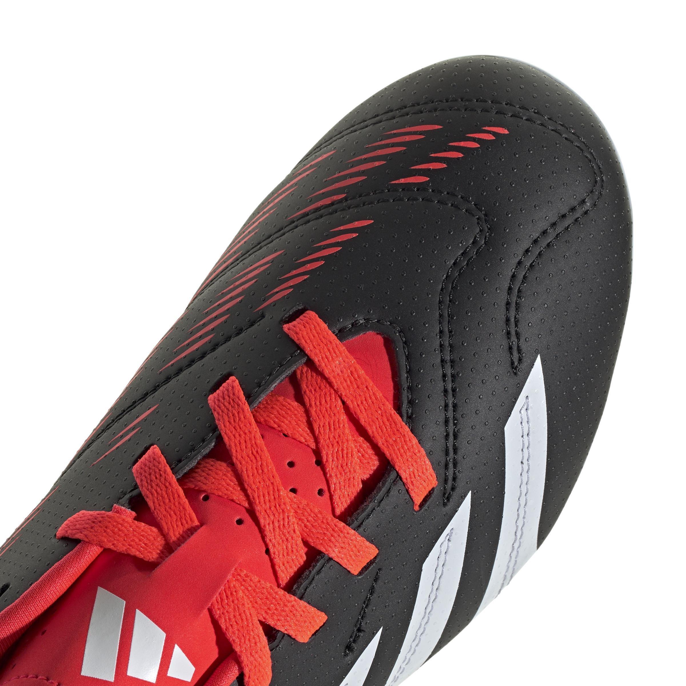Unisex Kids Predator Club Flexible Ground Football Boots, Black, , large image number 4