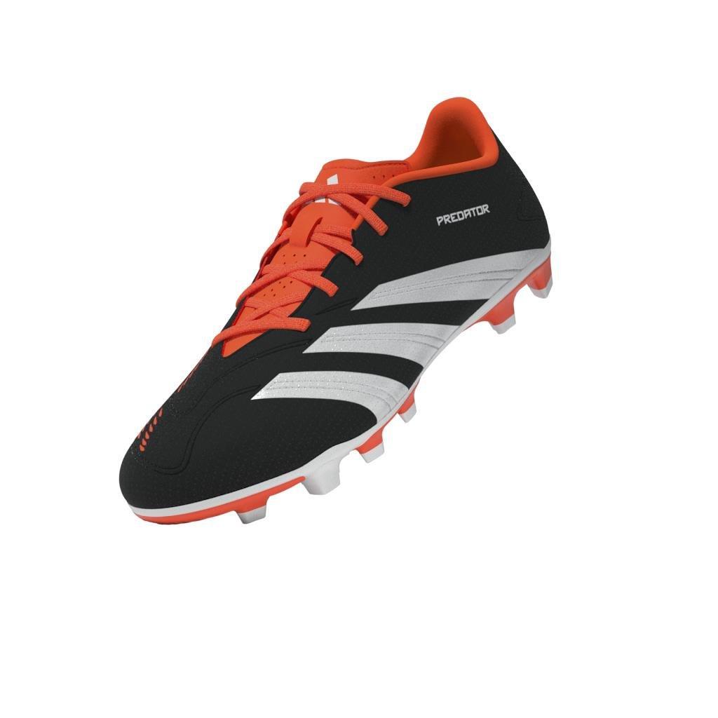 Unisex Kids Predator Club Flexible Ground Football Boots, Black, , large image number 8
