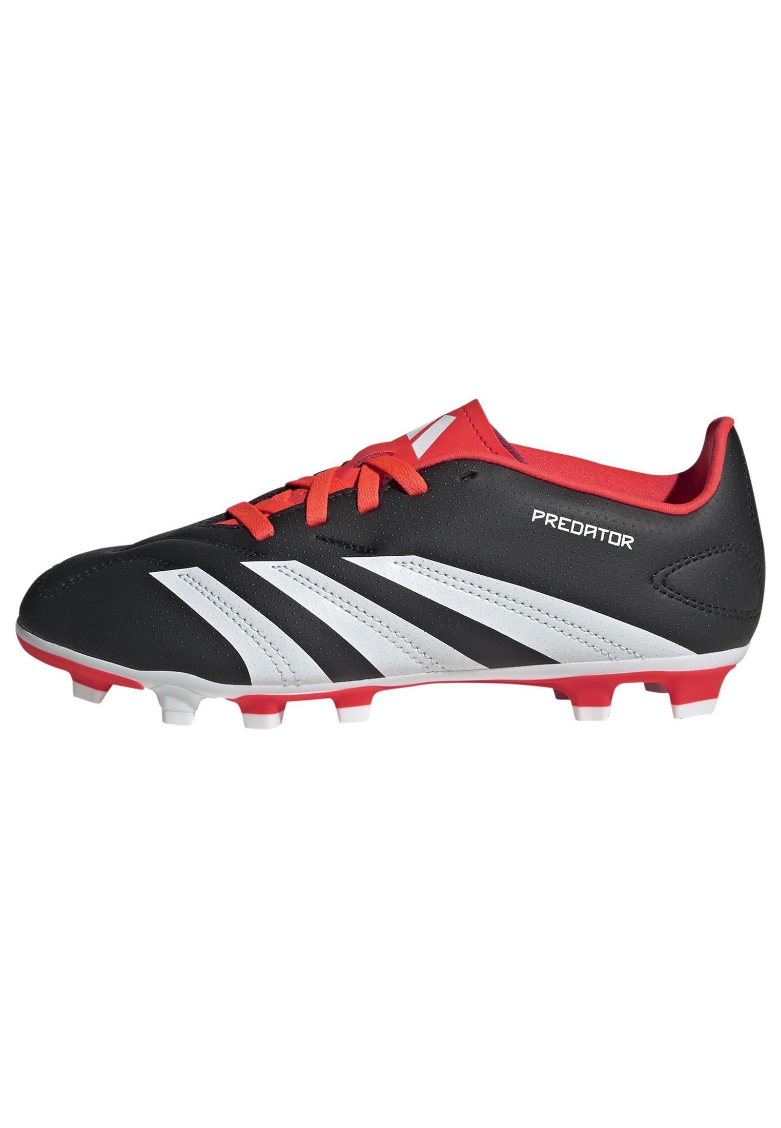 Unisex Kids Predator Club Flexible Ground Football Boots, Black, , large image number 9