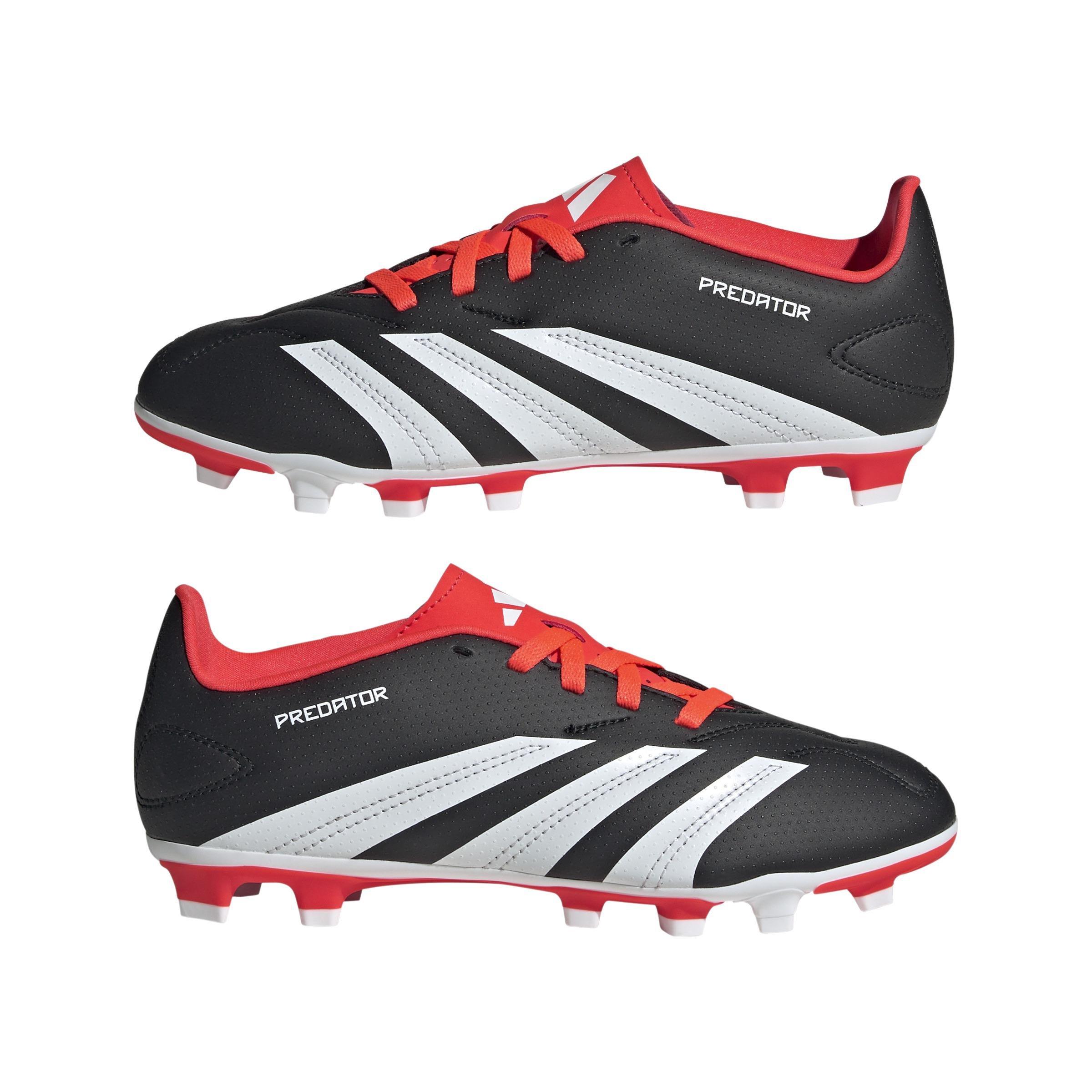 Unisex Kids Predator Club Flexible Ground Football Boots, Black, , large image number 13