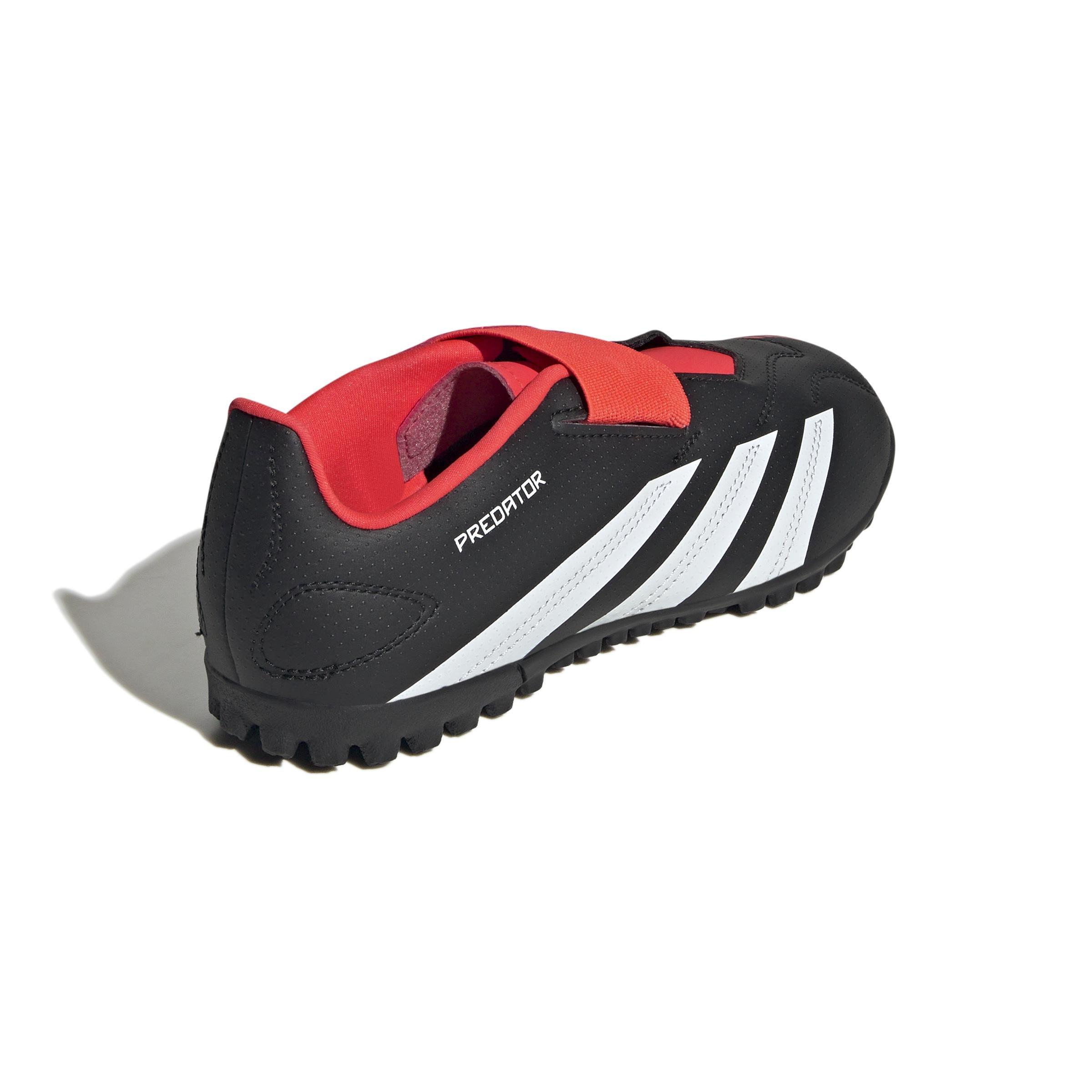 Unisex Predator Club Hook-and-Loop Turf Football Boots, Black, , large image number 3