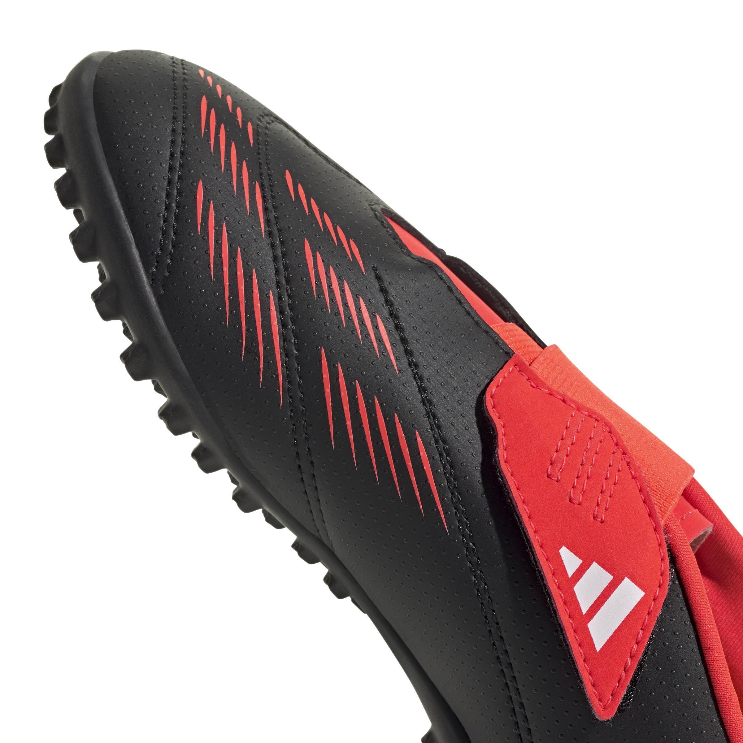 Unisex Predator Club Hook-and-Loop Turf Football Boots, Black, , large image number 5