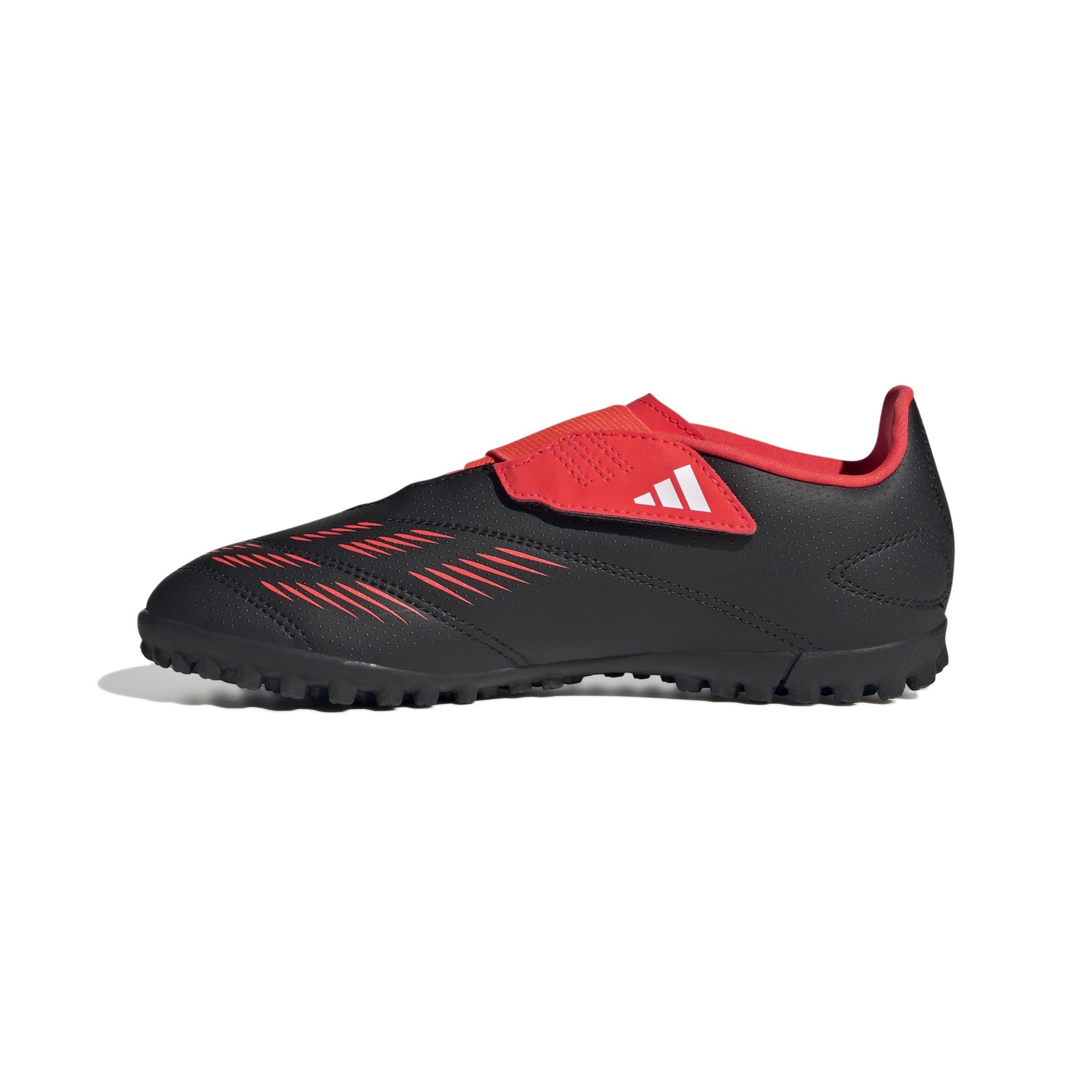Unisex Predator Club Hook-and-Loop Turf Football Boots, Black, , large image number 9