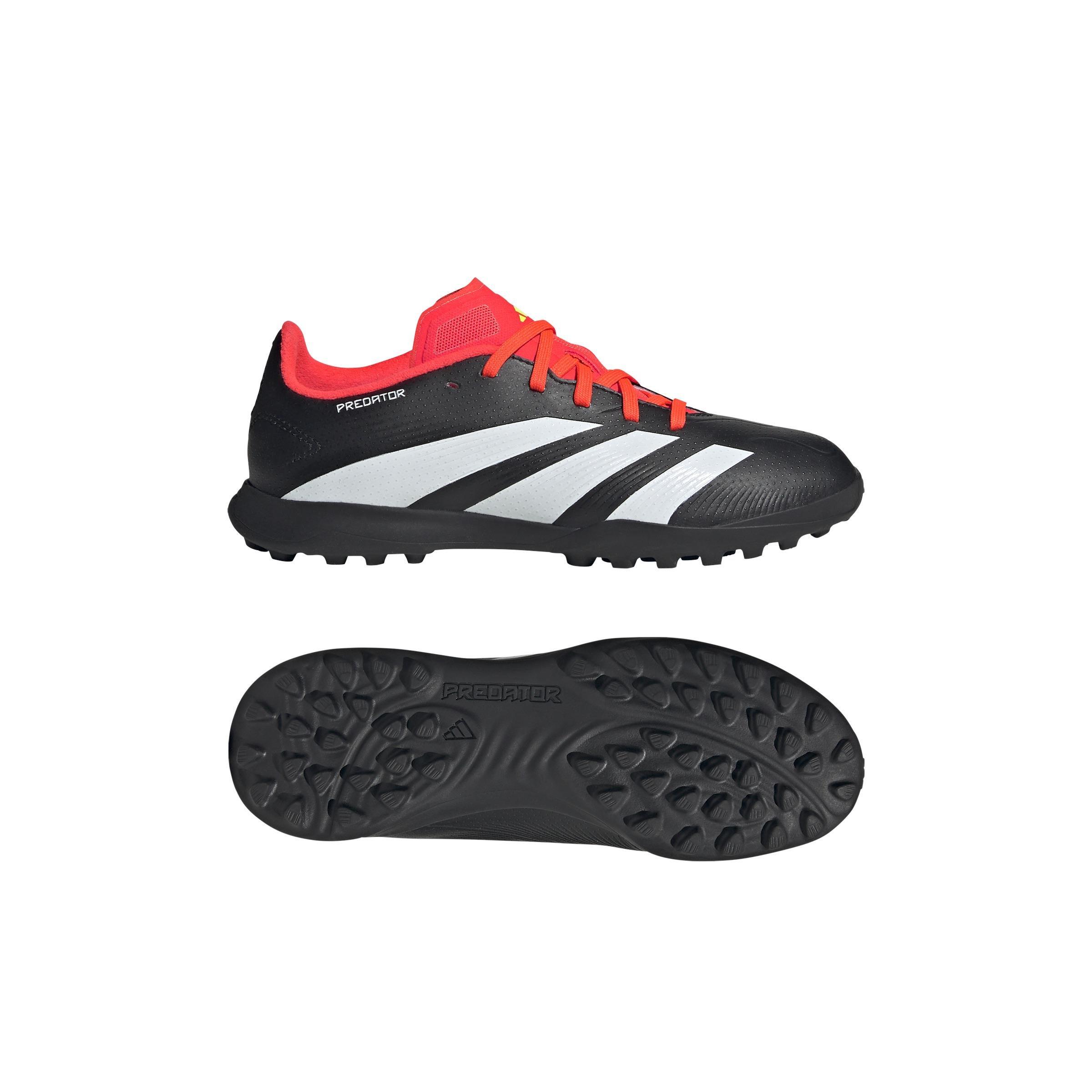 Unisex Kids Predator 24 League Turf Boots, Black, , large image number 6