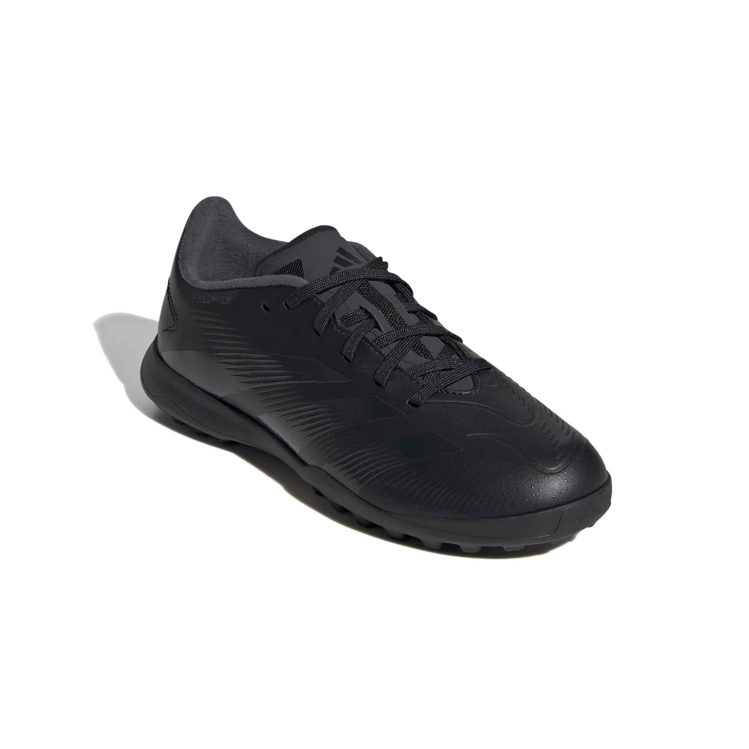 Unisex Kids Predator 24 League Turf Boots, Black, A901_ONE, large image number 2
