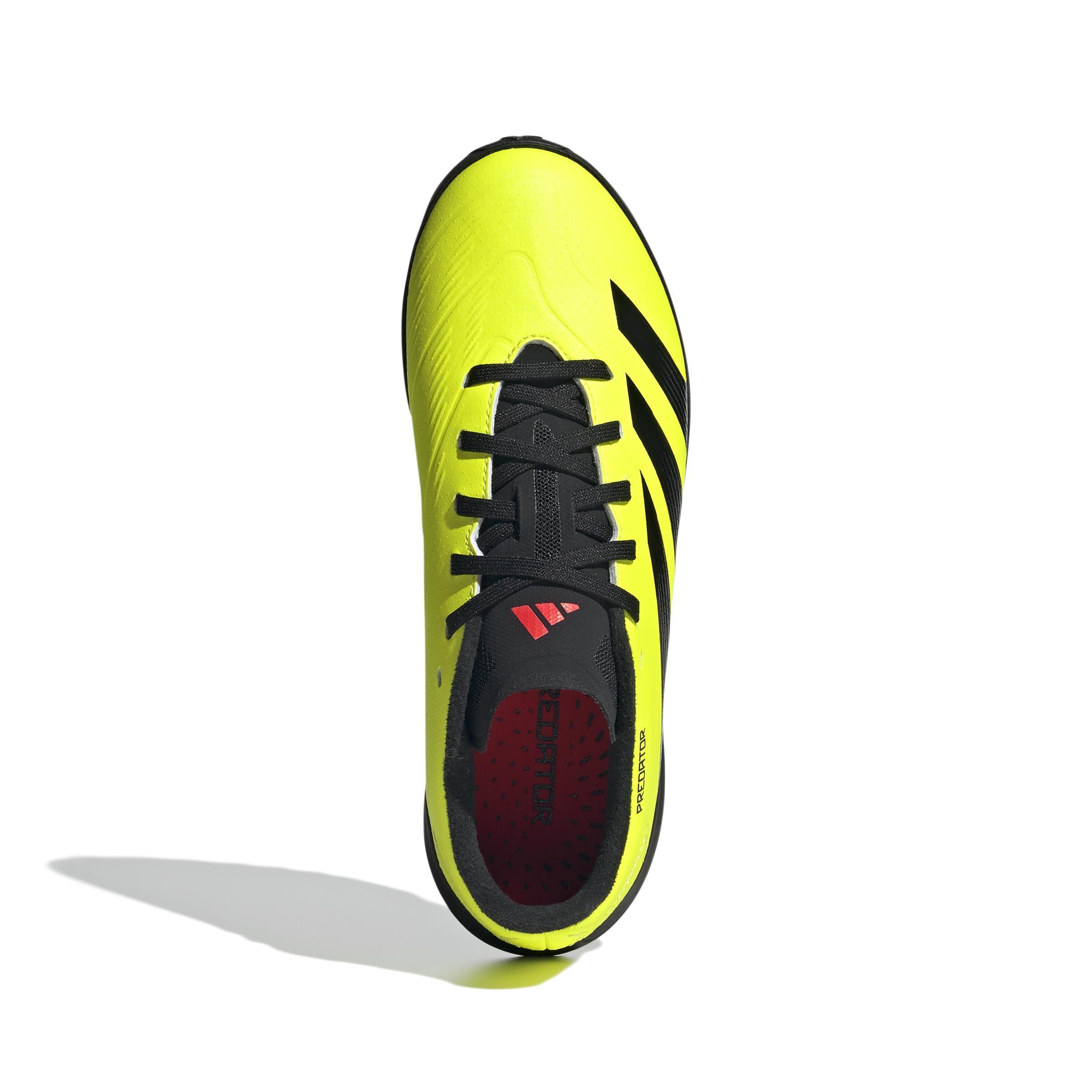 Unisex Kids Predator 24 League Turf Boots, Yellow, , large image number 1