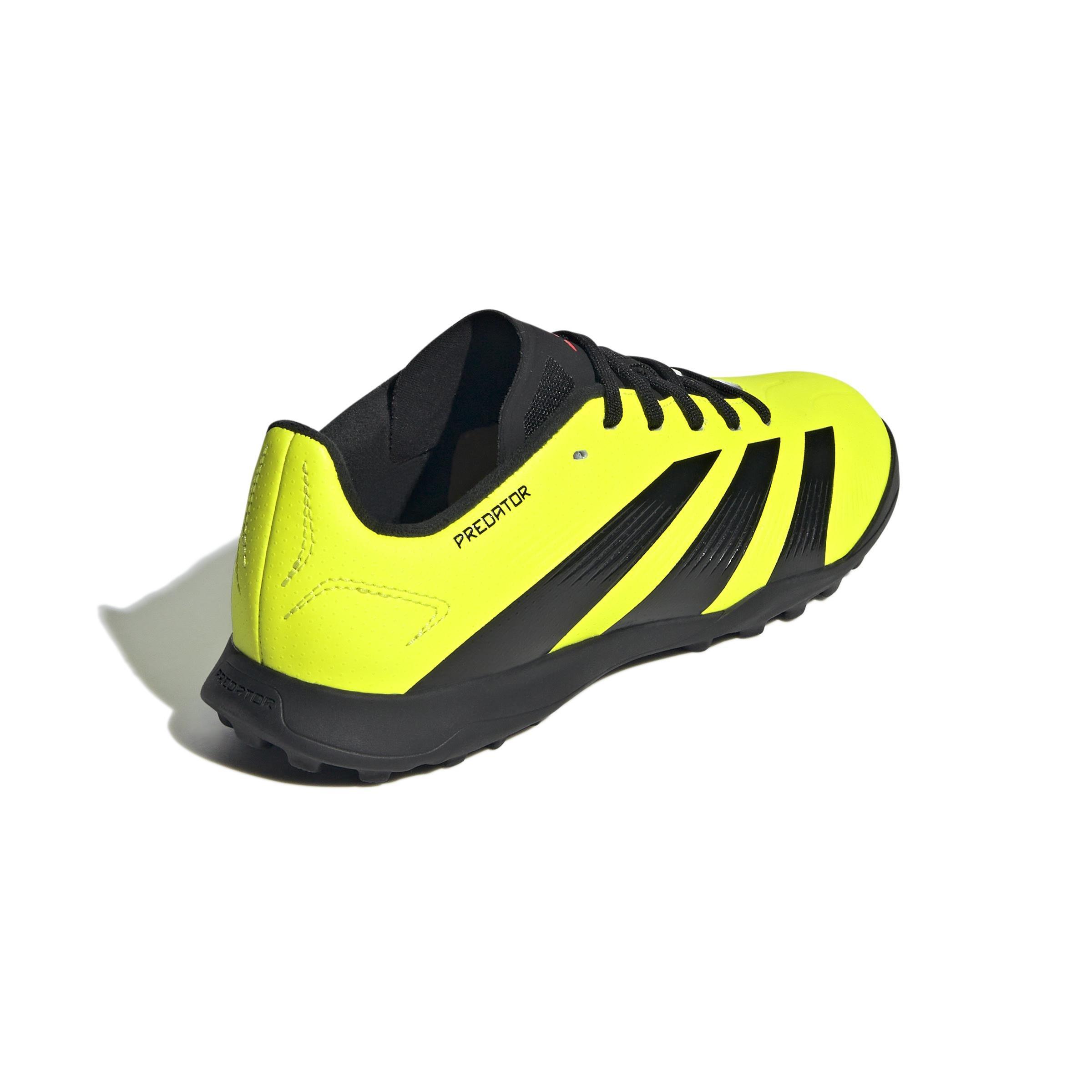 Unisex Kids Predator 24 League Turf Boots, Yellow, , large image number 3