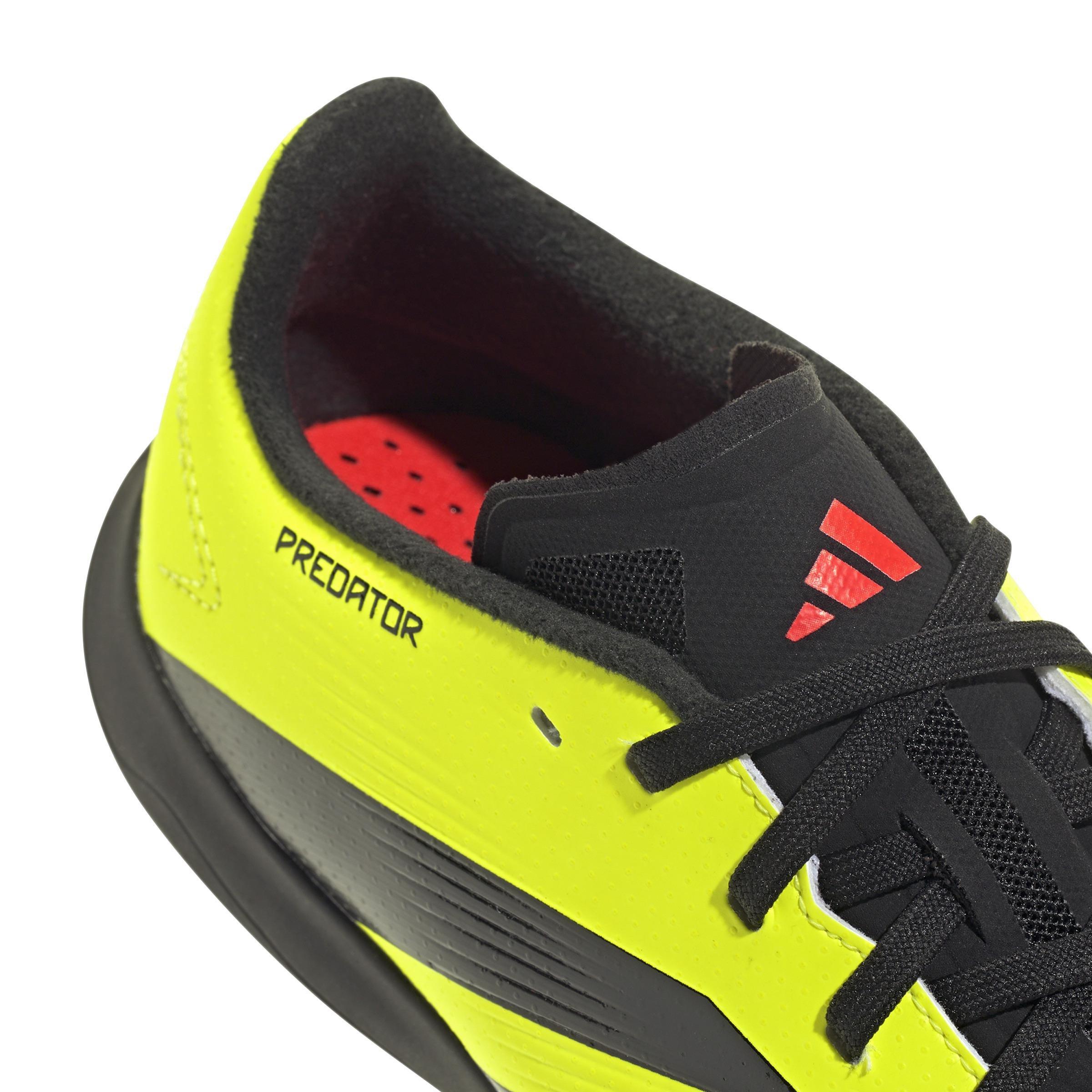 Unisex Kids Predator 24 League Turf Boots, Yellow, , large image number 4