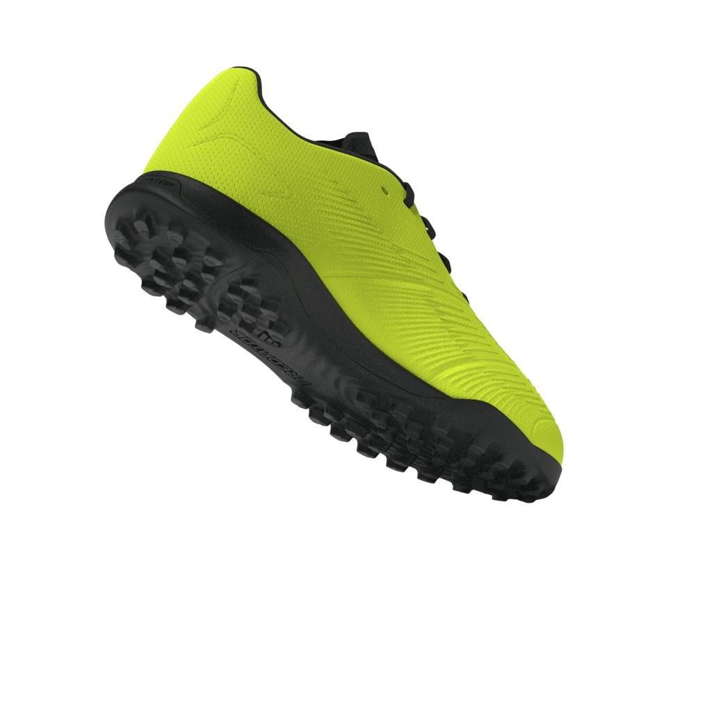 Unisex Kids Predator 24 League Turf Boots, Yellow, , large image number 7