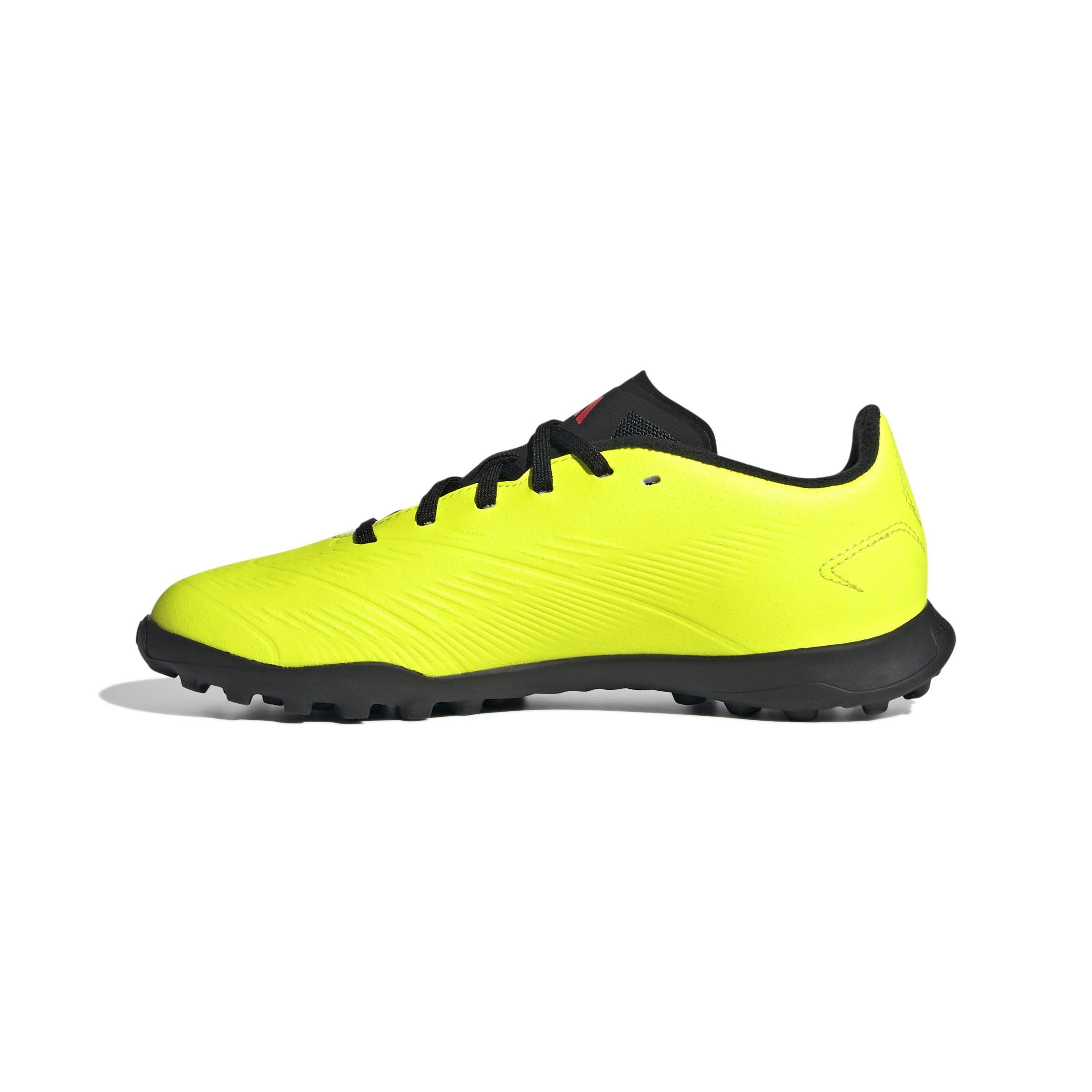Unisex Kids Predator 24 League Turf Boots, Yellow, , large image number 11