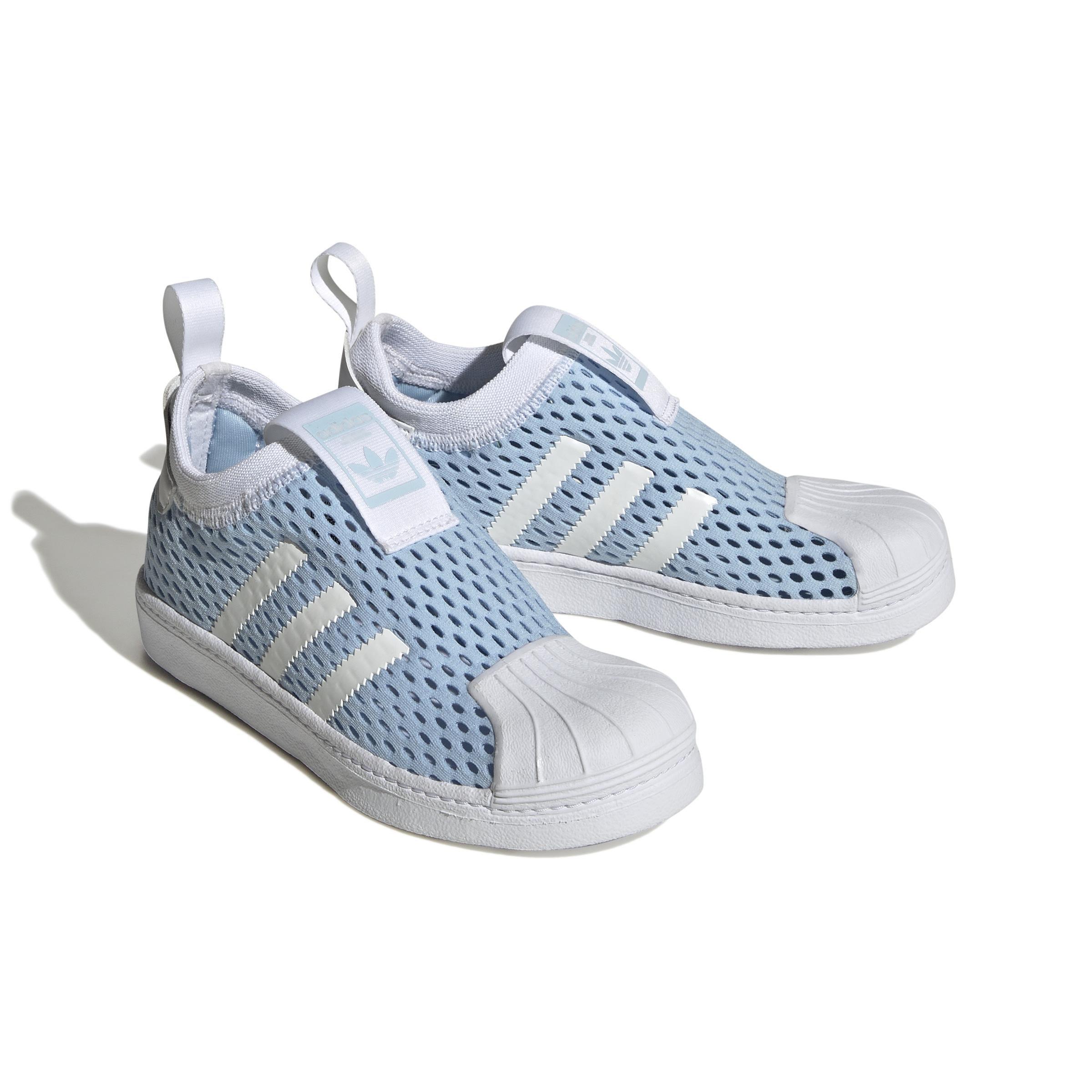 Unisex Kids Superstar 360 2.0 Shoes, Blue, A901_ONE, medium