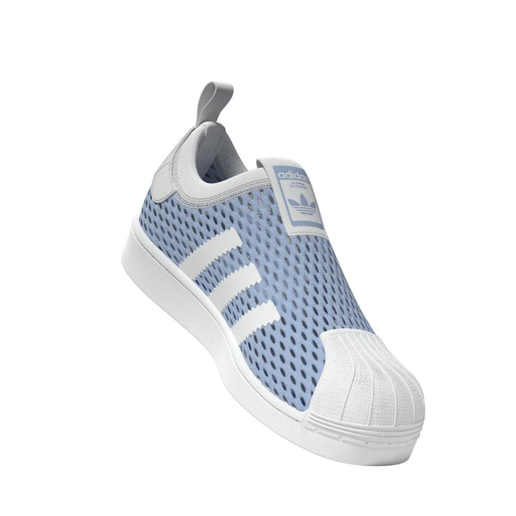 Unisex Kids Superstar 360 2.0 Shoes, Blue, , large image number 6