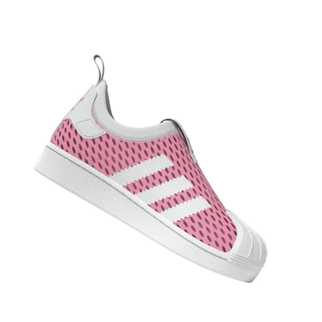 Unisex Kids Superstar 360 2.0 Shoes, Pink, A901_ONE, large image number 5