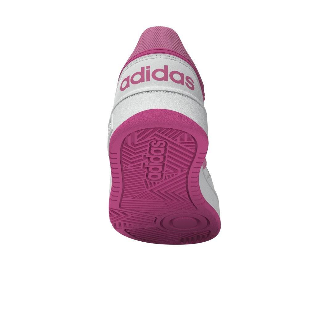 Unisex Hoops Lifestyle Basketball Hook-and-Loop Shoes, White, A901_ONE, large image number 6