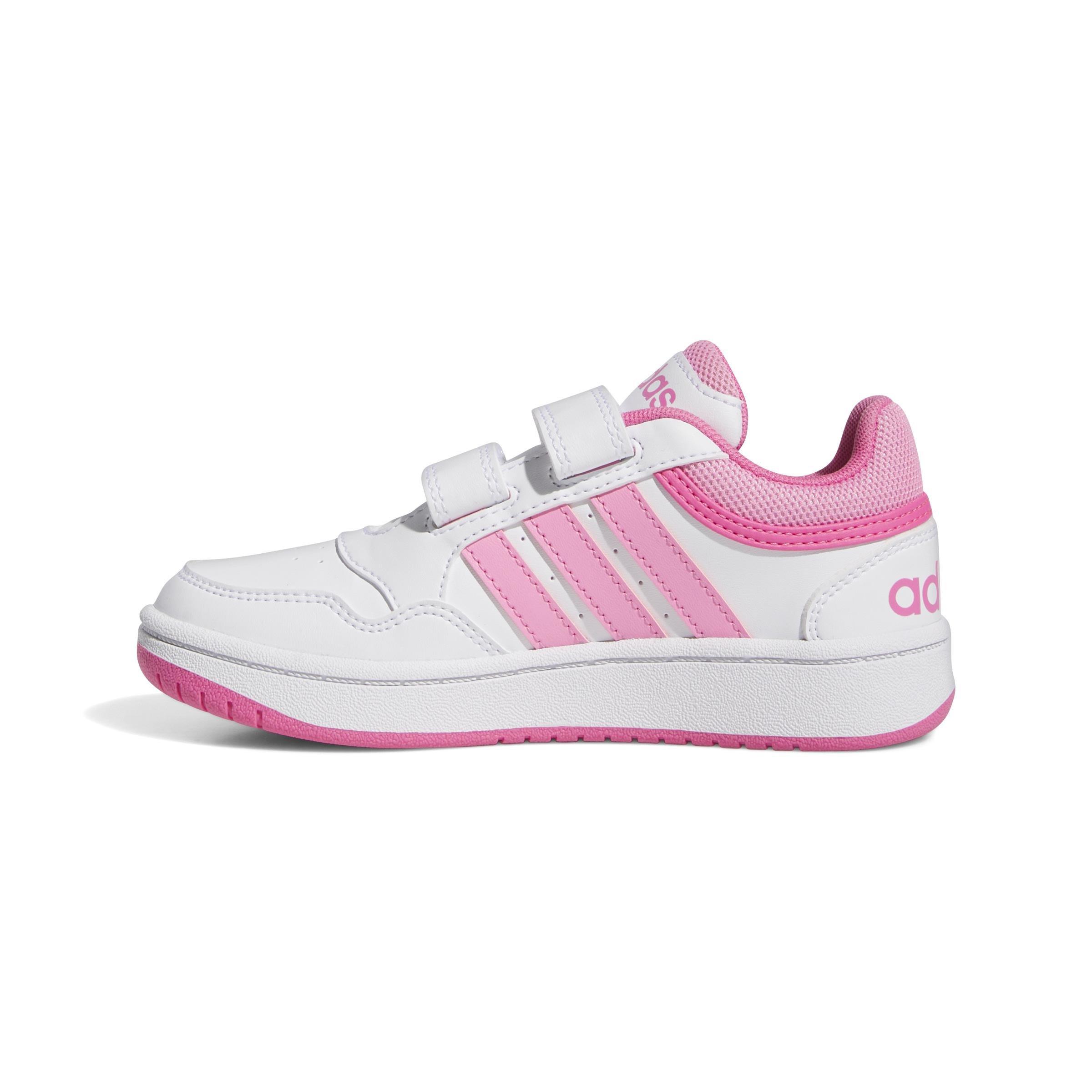 Unisex Hoops Lifestyle Basketball Hook-and-Loop Shoes, White, A901_ONE, large image number 11