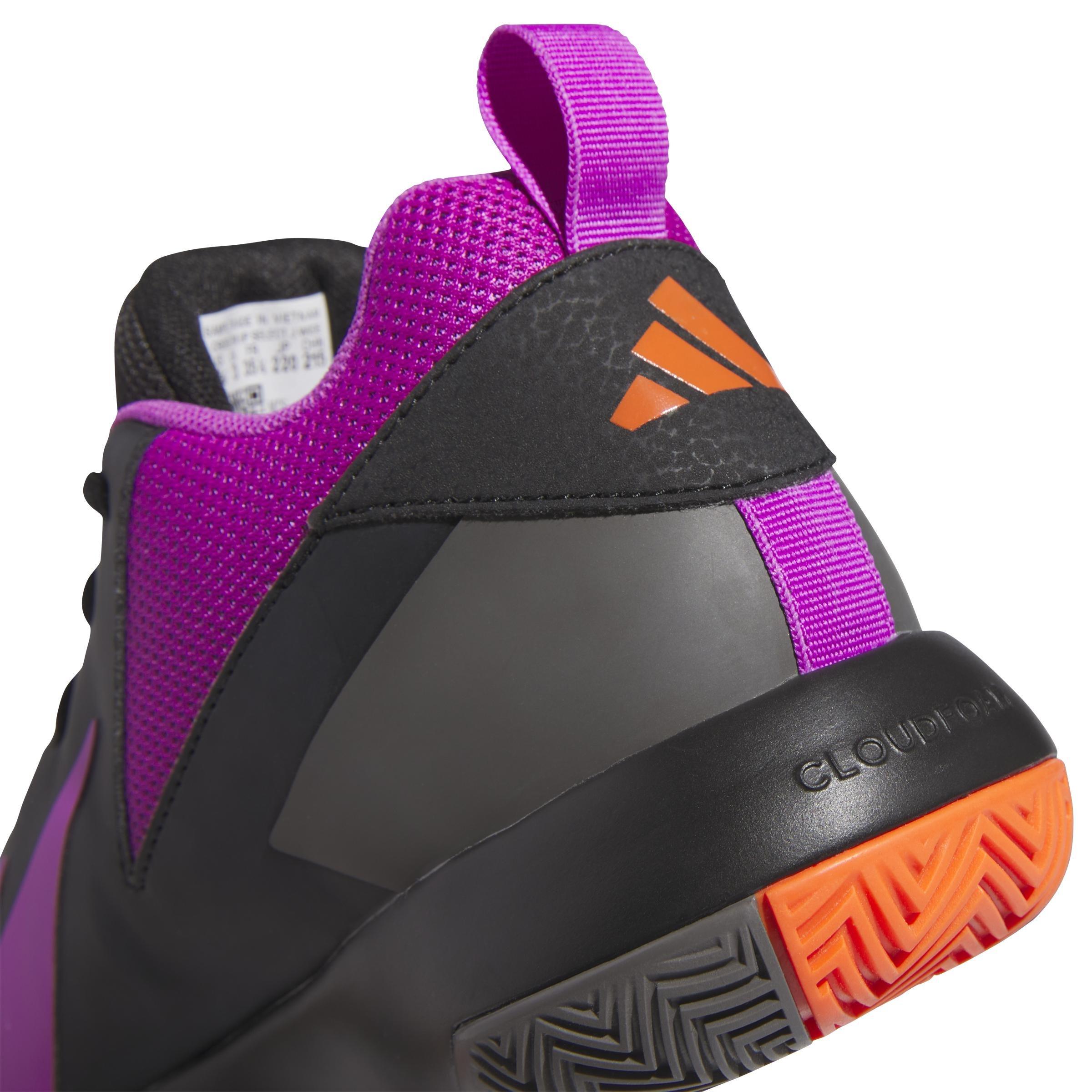 Unisex Kids Cross 'Em Up Select Mid Trainers, Black, A901_ONE, large image number 4