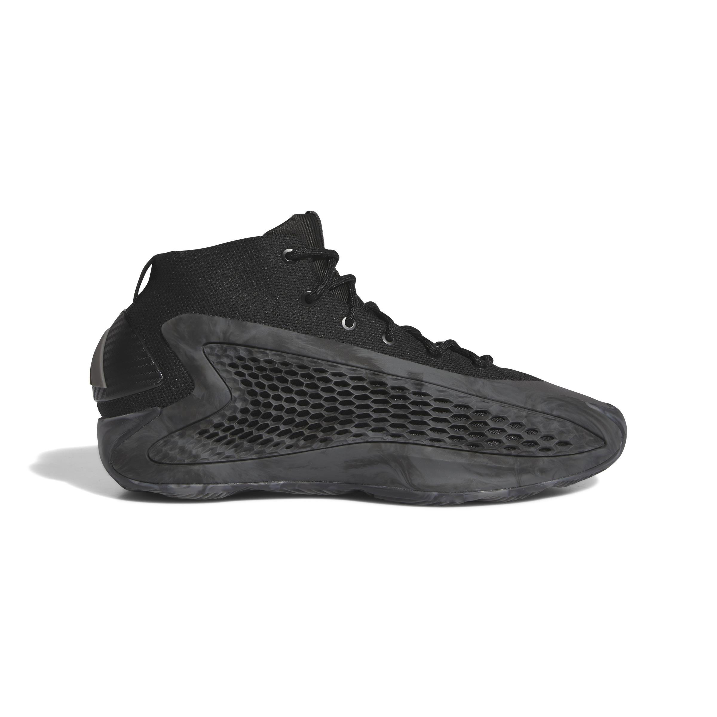Unisex Anthony Edwards 1 Mid Basketball Shoes, Black, A901_ONE, large image number 0