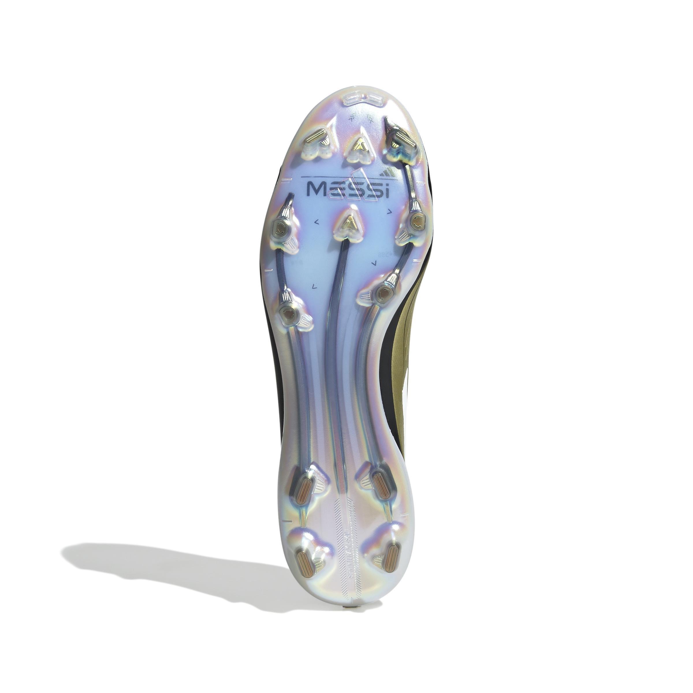 Unisex Messi F50 Elite Firm Ground Boots, Gold, A901_ONE, large image number 14