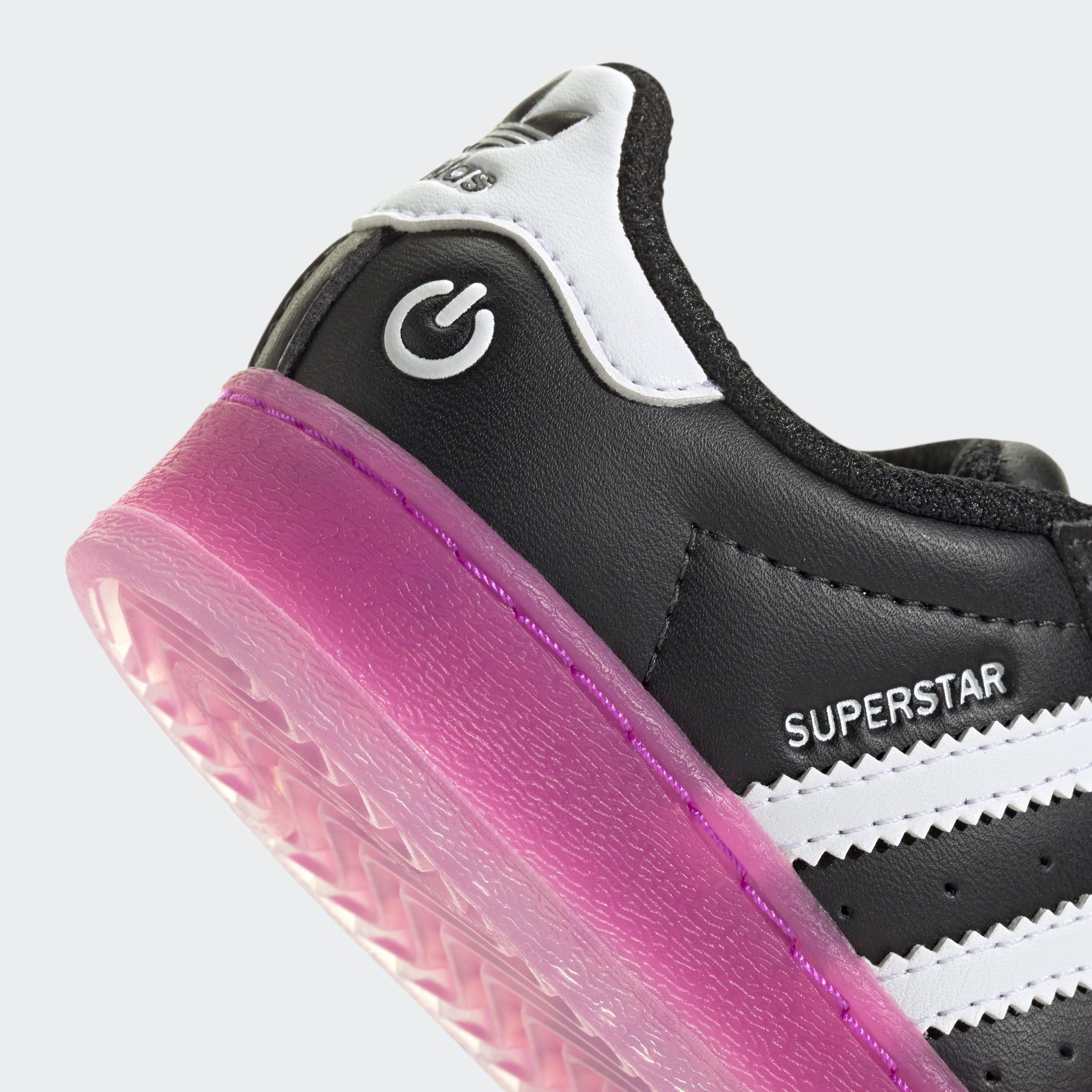 Kids Unisex Superstar Led Lights Comfort Closure Shoes, Black, A901_ONE, large image number 6